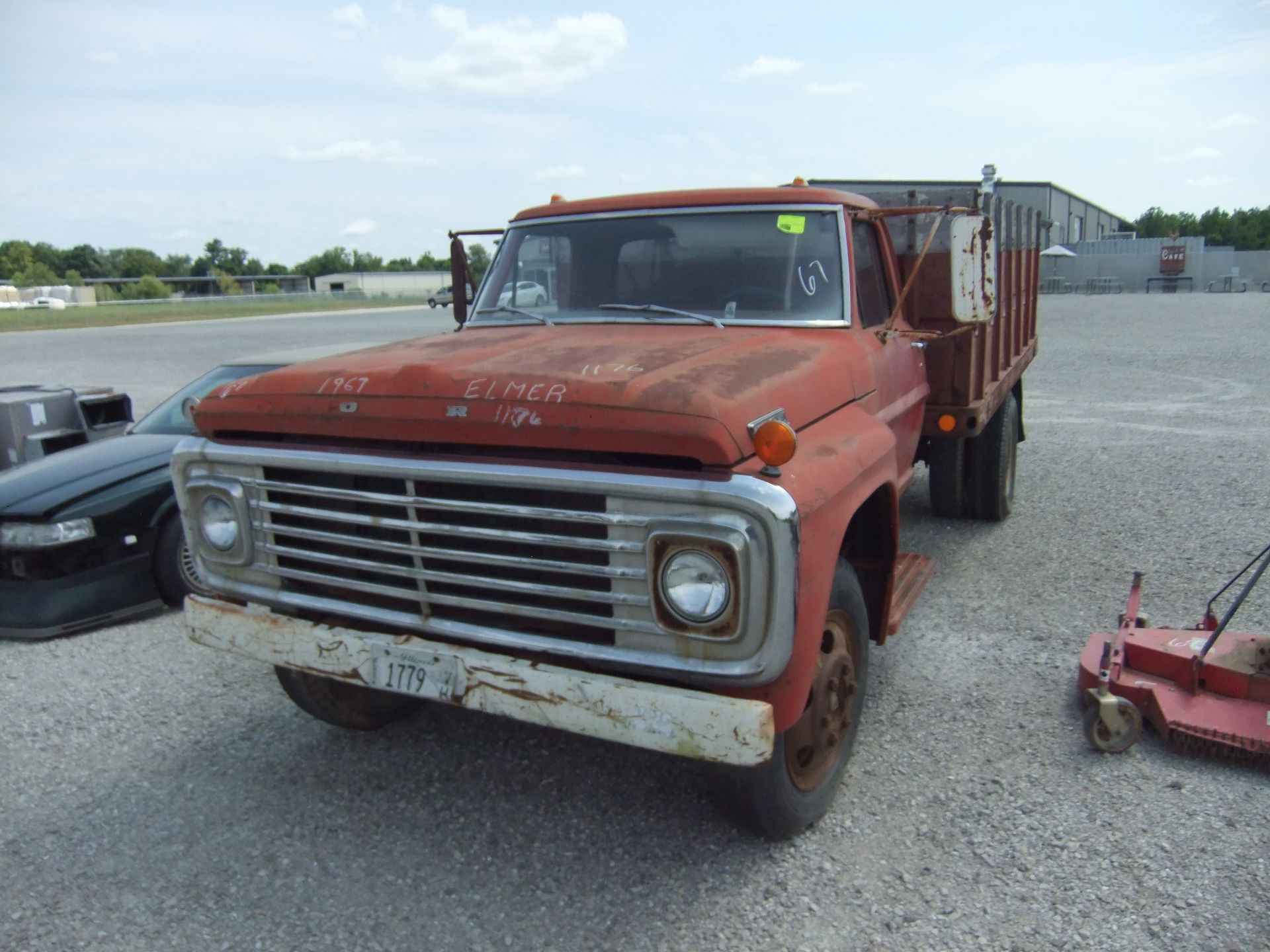 1967 Ford Grain truck - not running. VIN#N4509491