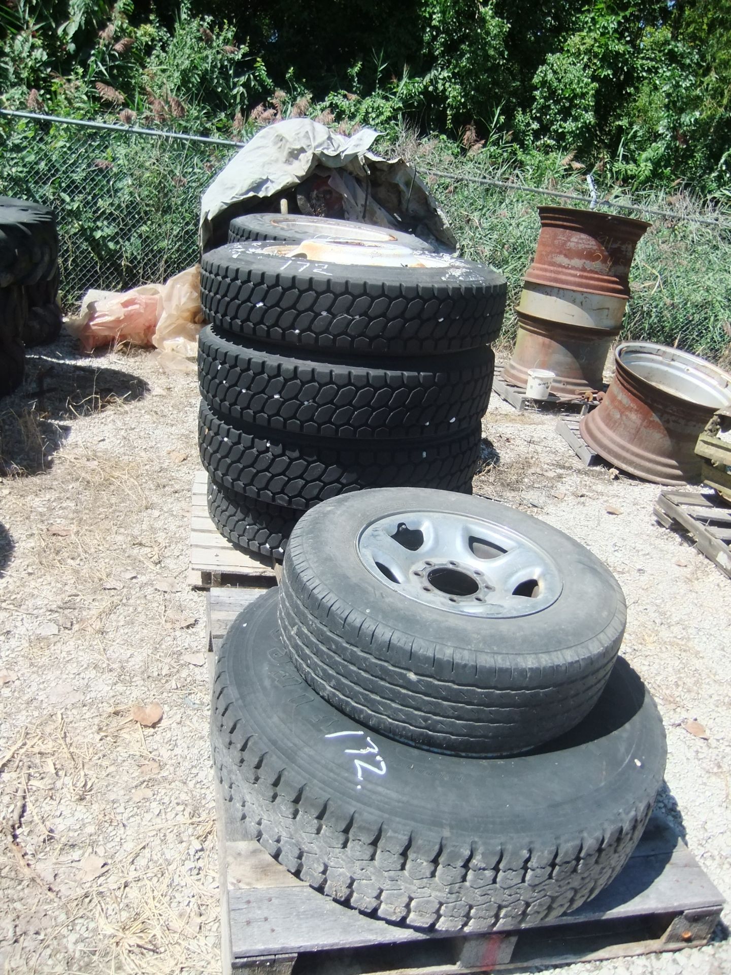 3 PALLETS TIRES & WHEELS