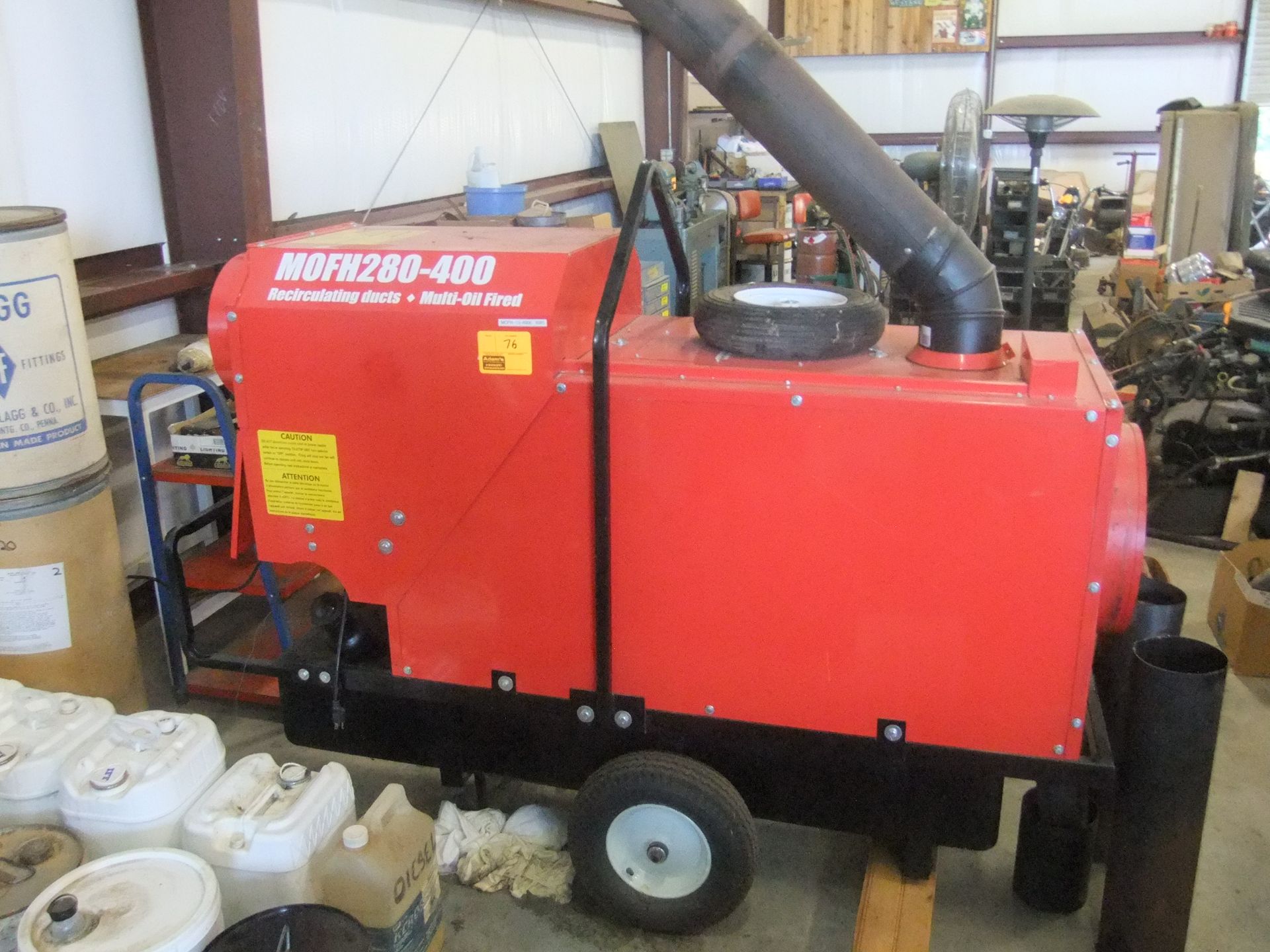 CAMPO EQUIPMENT HEATER. MODEL MOFH280-400