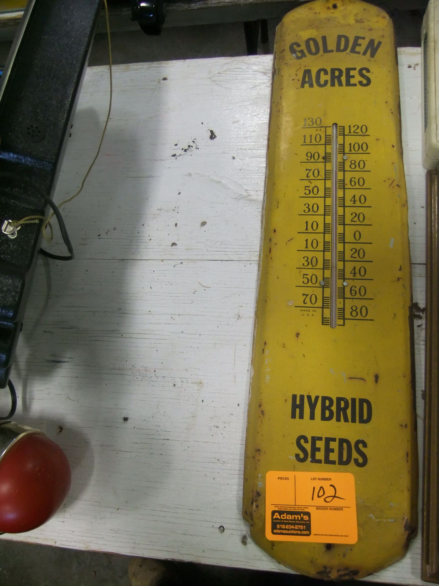 GOLDEN ACRES THERMOMETER