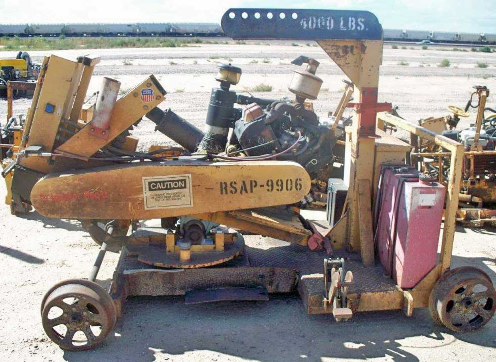 RSAP9906-NU-BEAR RAIL SAW MEADOWELD RS97GPF, SER# 399. 435 HRS. - Image 2 of 2