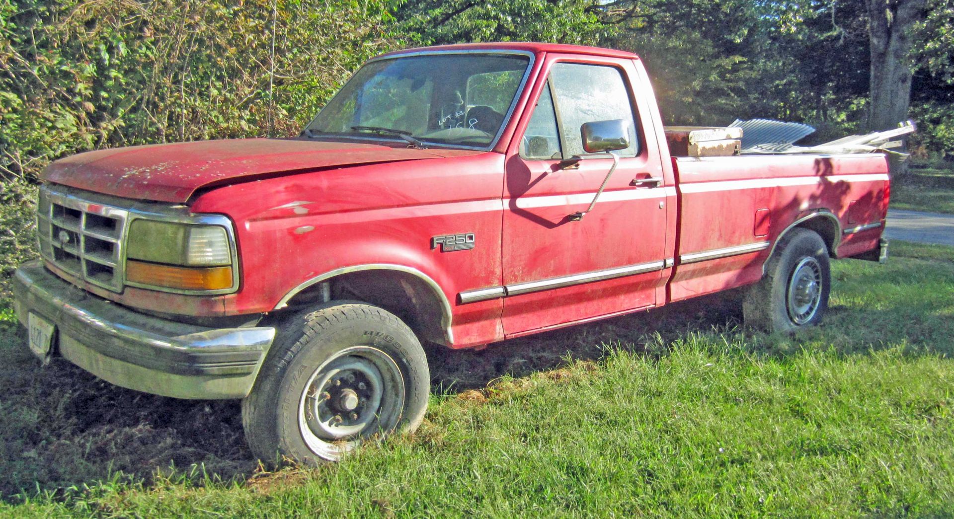 1993 FORD F250 XLT, AUTOMATICE, VIN#1FTEF25H9PNB17524