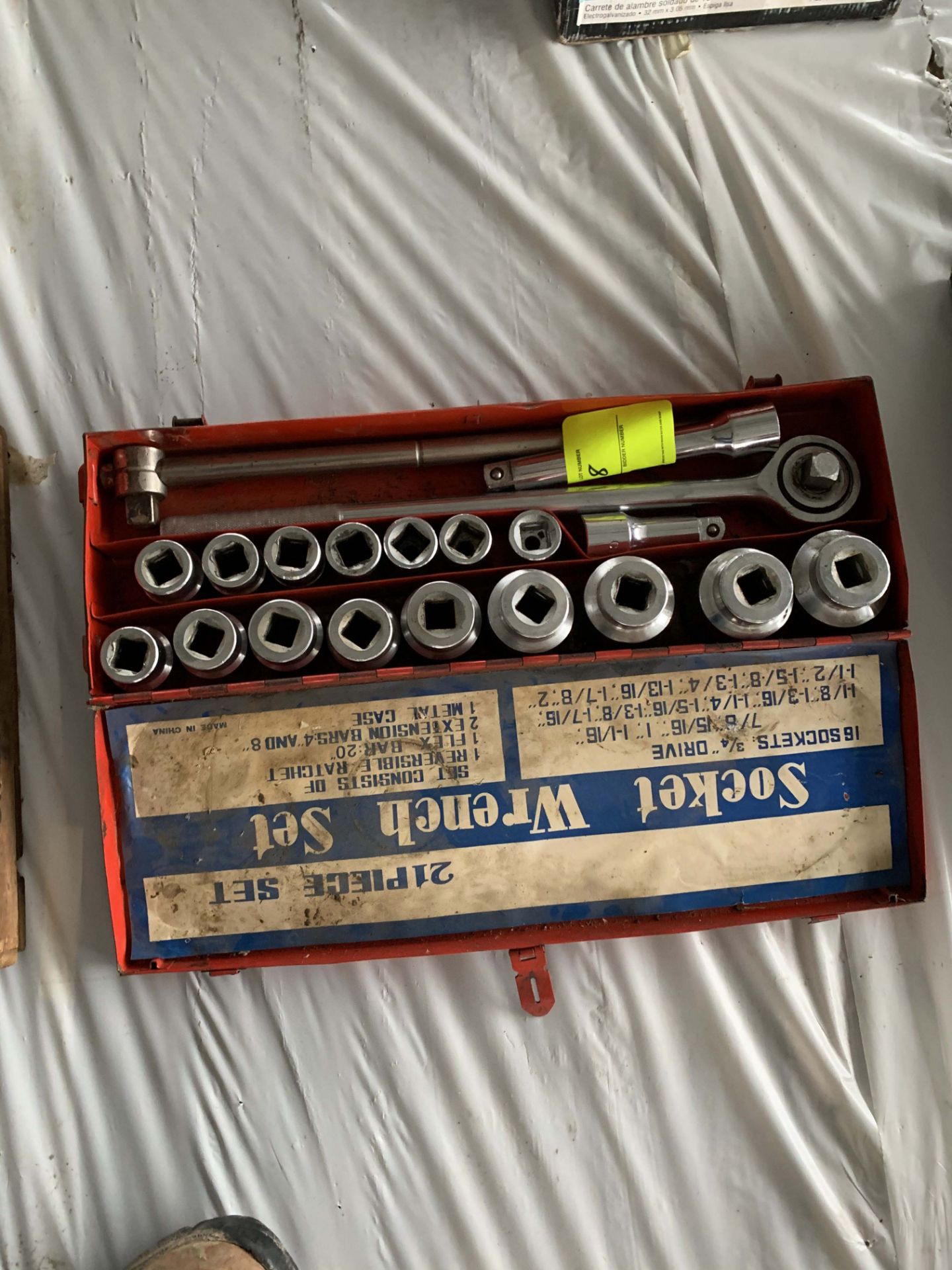 21PC 3/4" DRIVE SOCKET SET