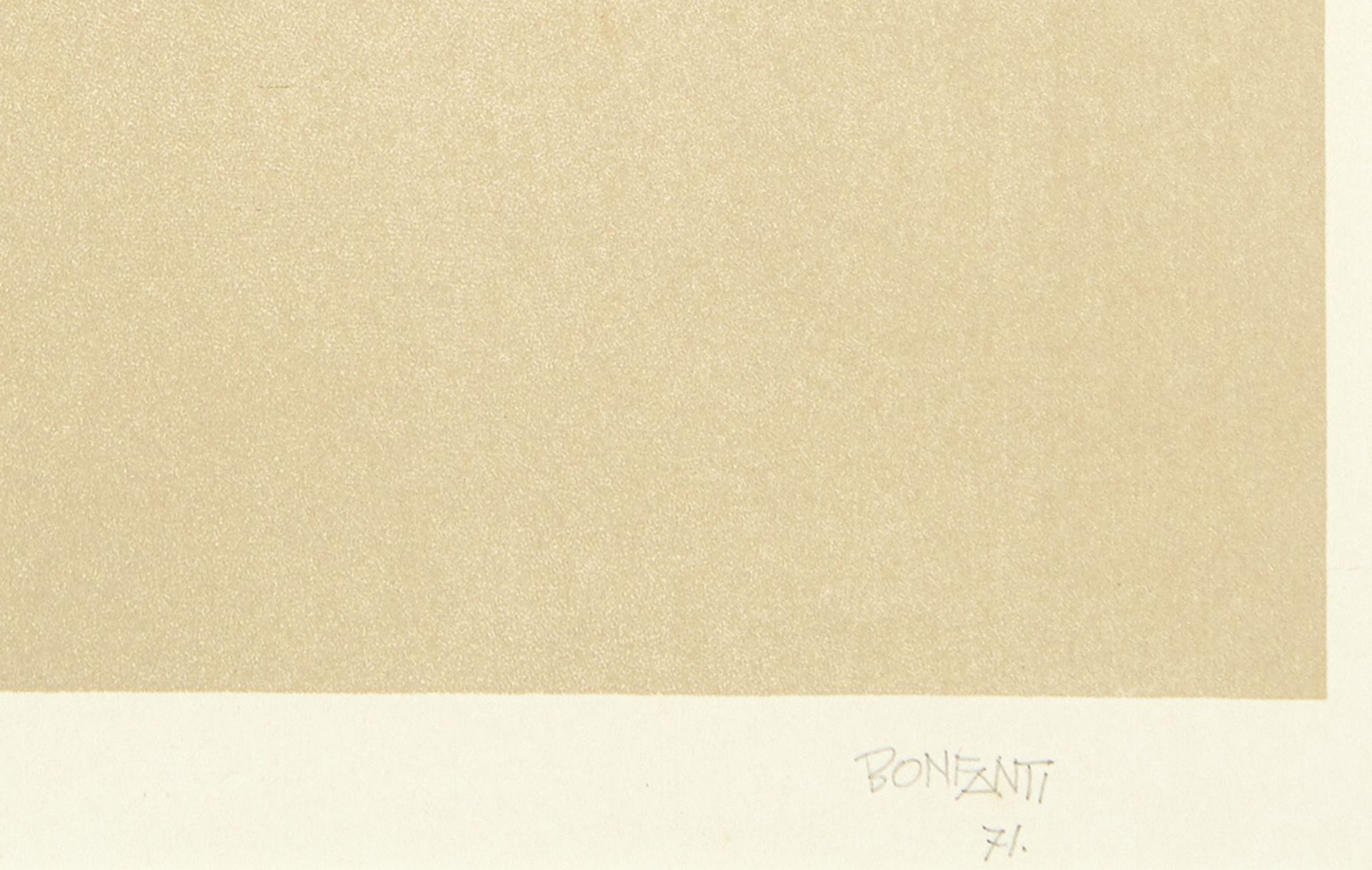 Bonfanti Arturo1905 - 1978 Bergamo"Italia". Farblithografie auf Büttenpapier. 27/28. Signiert. - Bild 2 aus 3