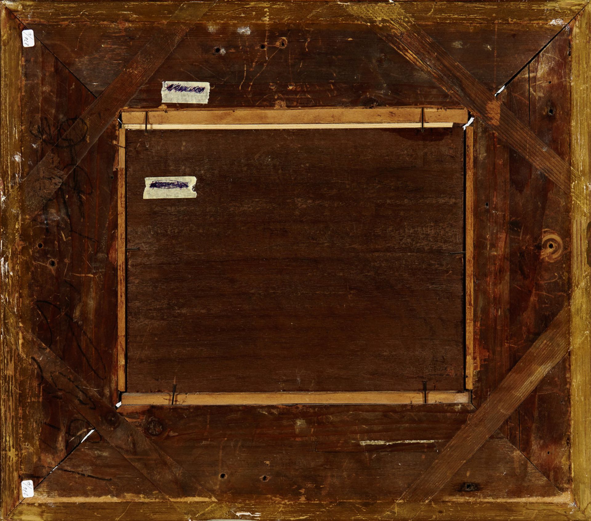 Rousseau Théodore1812 Paris - 1867 Barbizon"Paysage". Oelstudie auf Holzplatte. Unten links - Bild 3 aus 3