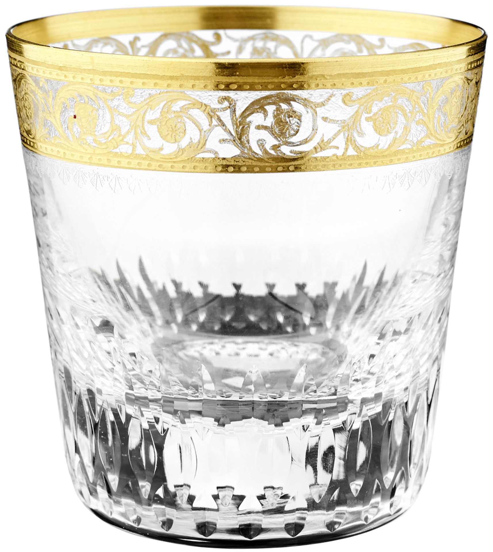 6 Whisky-Tumbler "Thistle"St. Louis. Modell "Thistle". Farbloses Kristallglas mit Zierschliff. - Bild 3 aus 3