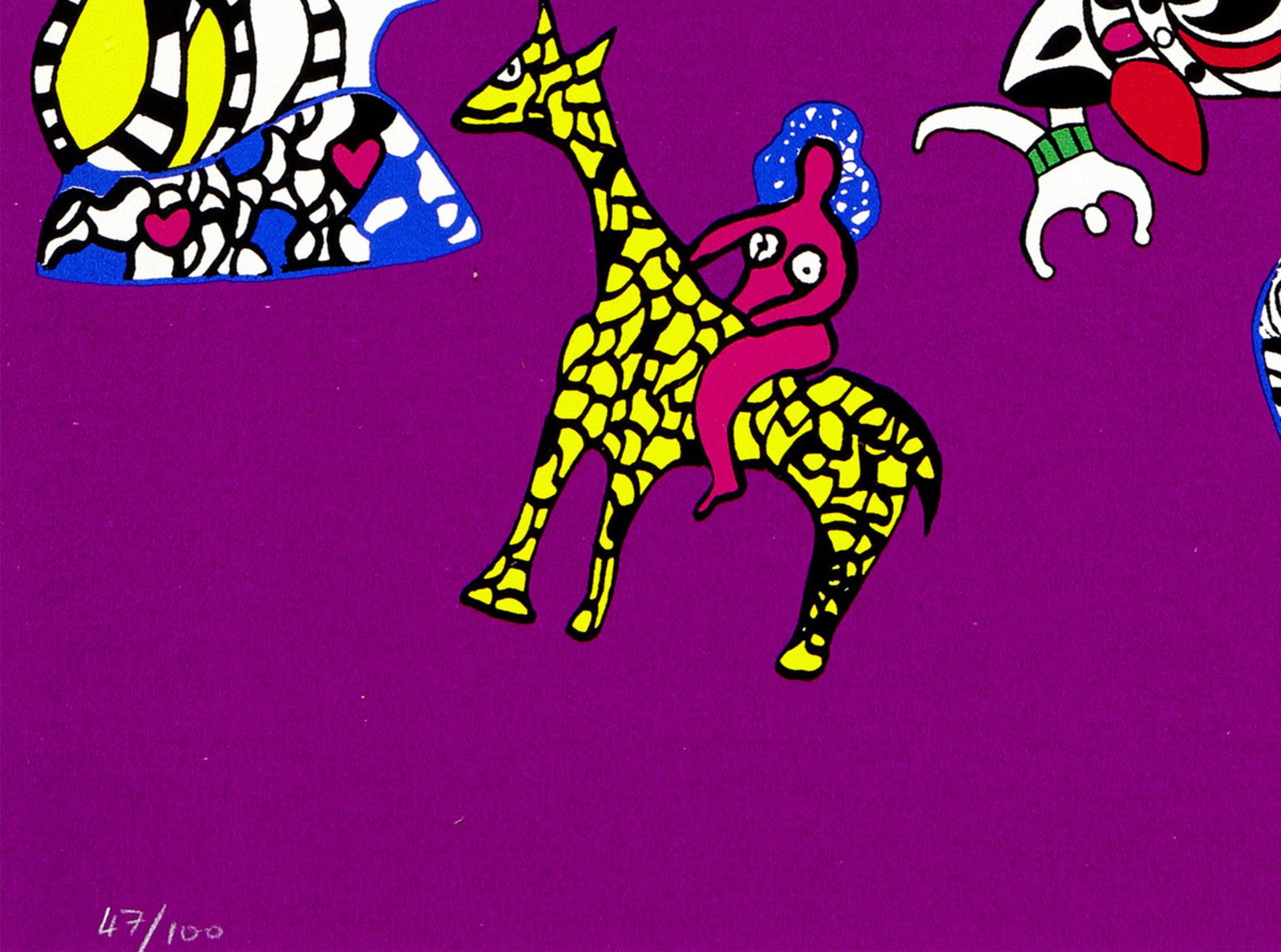 de Saint-Phalle Niki1930 Neuilly-sur-Seine - 2002 San Diego"Circus Knie". Farbserigrafie auf - Bild 3 aus 3