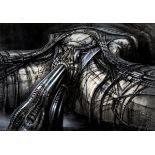 Giger Hans-Ruedi1940 Chur - 2014 Zürich"Alien". Farbdruck. 119/300. Unten rechts signiert.