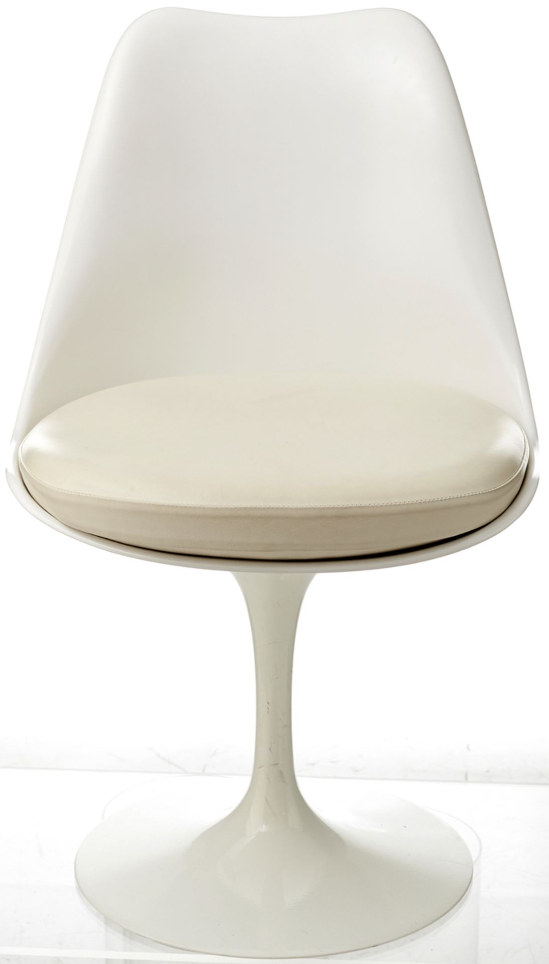 Esstisch und 6 Stühle "Tulip"Entwurf Eero Saarinen 1957 für Knoll International. Tischplatte aus - Bild 5 aus 7