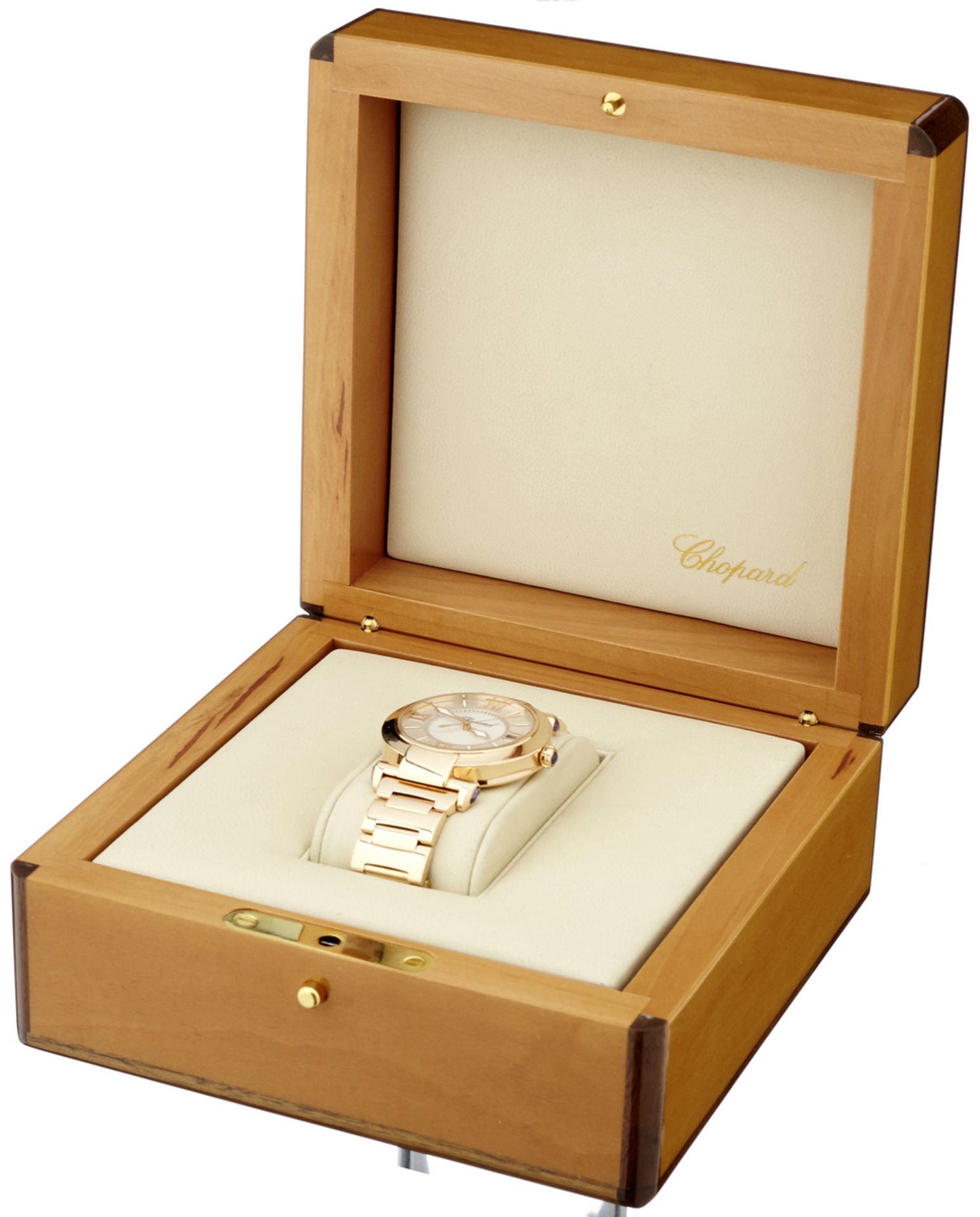 Gold-Armbanduhr "Chopard""Chopard Impériale". Signiertes Gehäuse und originales Gliederarmband aus - Bild 4 aus 4