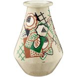 Vase "Olin"Um 1920. Entwurf Sigismund Olesiewicz, genannt Jean Olin, für "Primavera Longwy