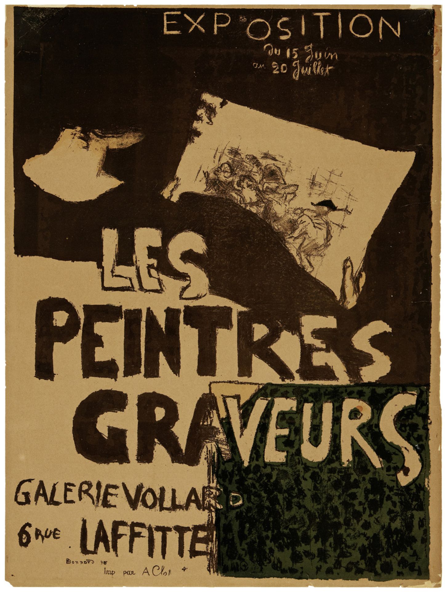 Bonnard Pierre1867 Fontenay-aux-Roses - 1947 Cannet"Les Peintres Graveurs". Farblithografie auf