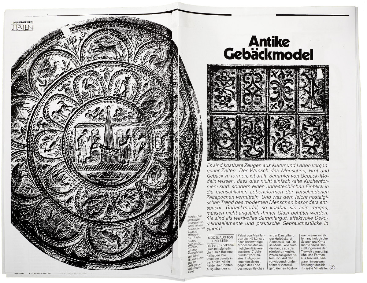 Model "Paar"19. Jh. Holz-Gebäckmodel mit vertieft geschnitzter Darstellung eines Paars. - Image 2 of 3