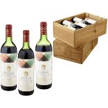 Chateau Mouton Rothschild1979. Pauillac 1er Grand Cru Classé. 1 geschlossene, originale Holzkiste