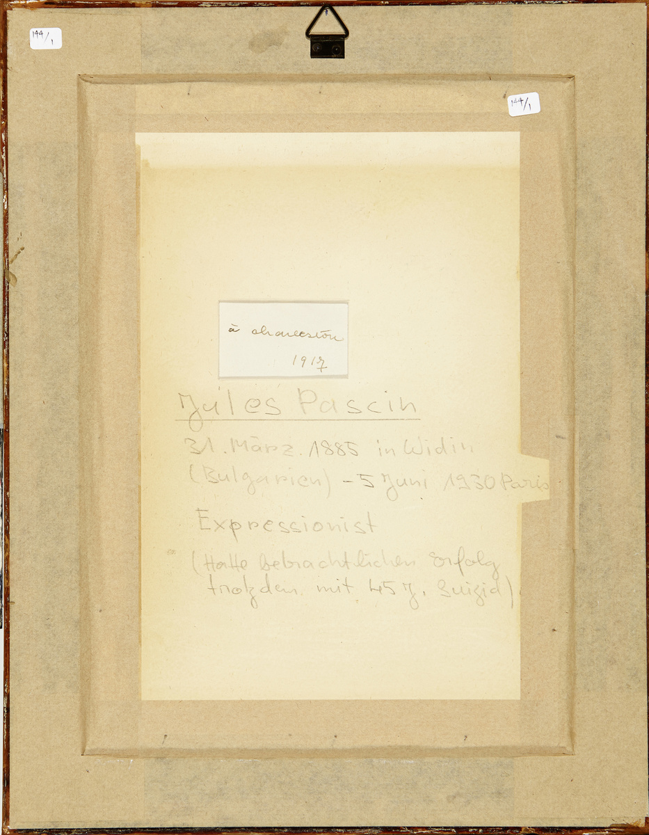 Pascin Jules1885 Widin - 1930 Paris"Charleston". Bleistift und Aquarell auf Papier. Unten rechts - Image 3 of 3