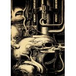 Giger Hans-Ruedi1940 Chur - 2014 Zürich"Ohne Titel". Farbserigrafie auf Papier. Unsigniert. In