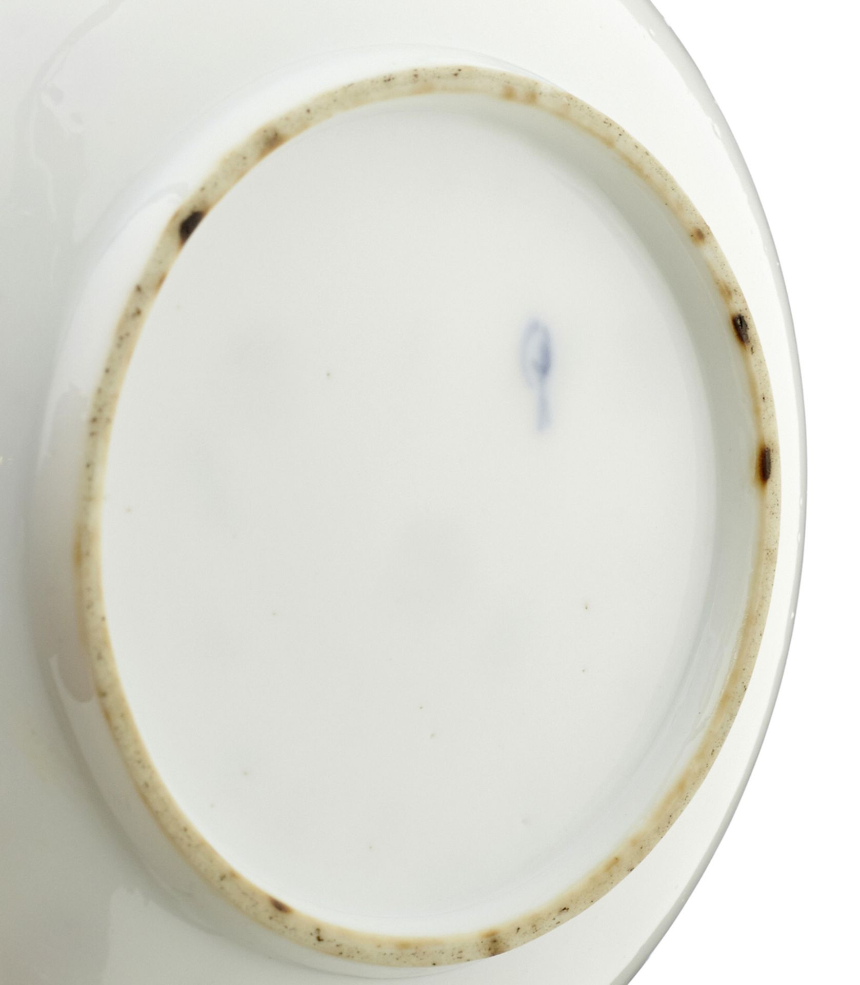 6 KoppchenWohl Nyon, Anfang 19. Jh. Glatte Porzellankoppchen mit Untertellern. Polychrome - Bild 6 aus 6