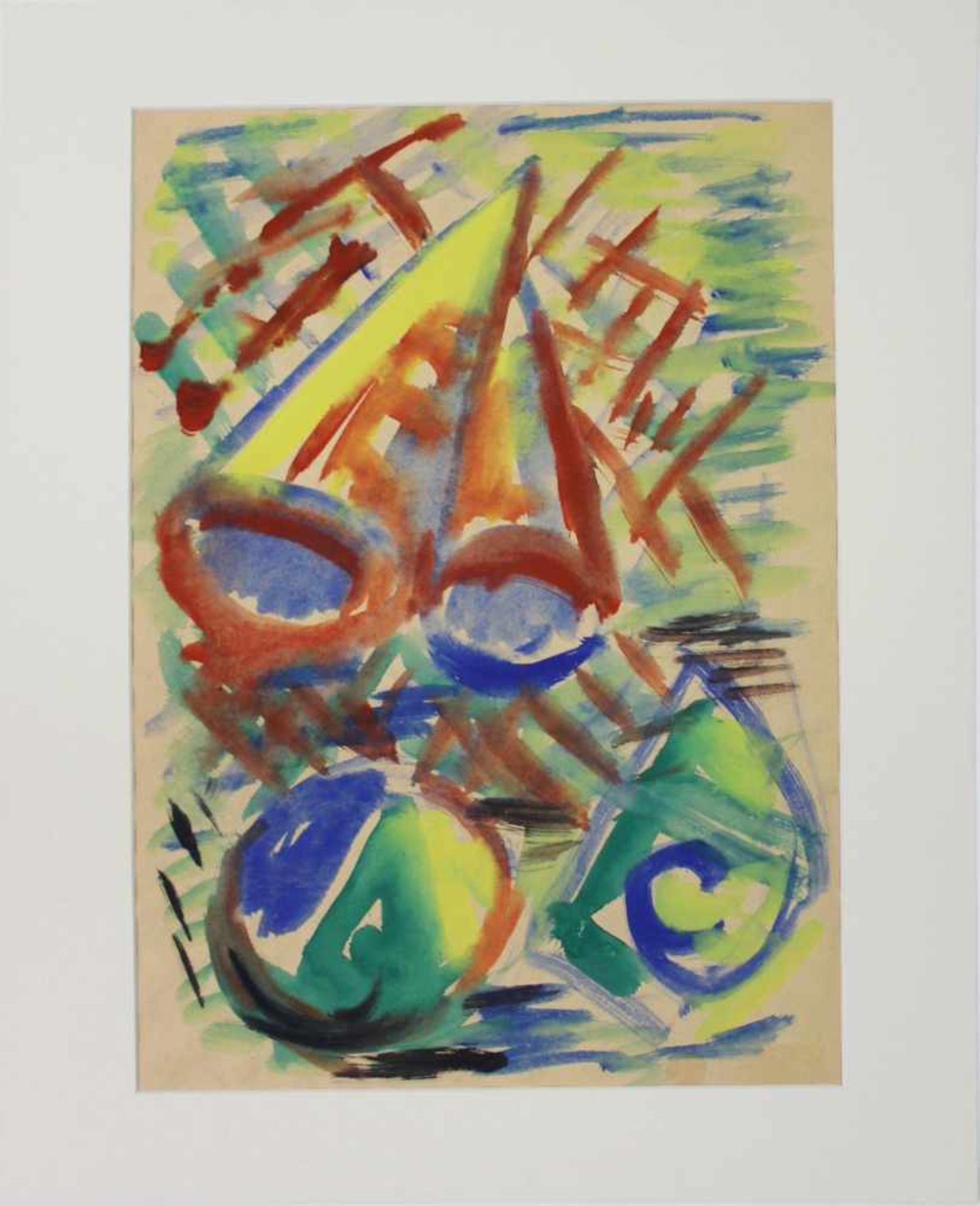 Schmalix Hubertgeb. 1952Kleines Strandgut 31981Aquarell auf Papier, handsigniert, datiert und