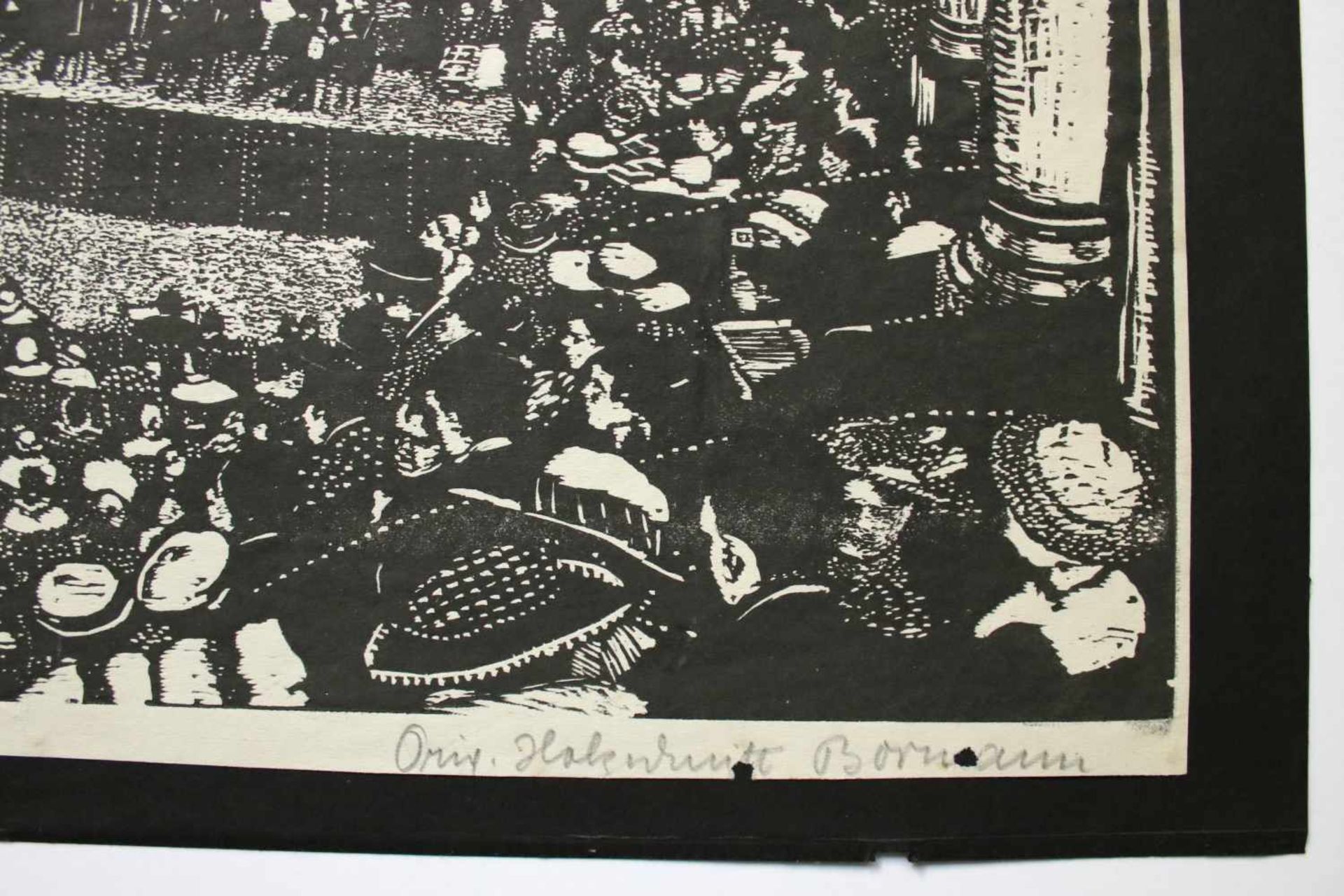 Bormann Emma1887-1974Concerto GrossoHolzschnitt auf Papier, handsigniert40 x 56 cm - Bild 2 aus 2