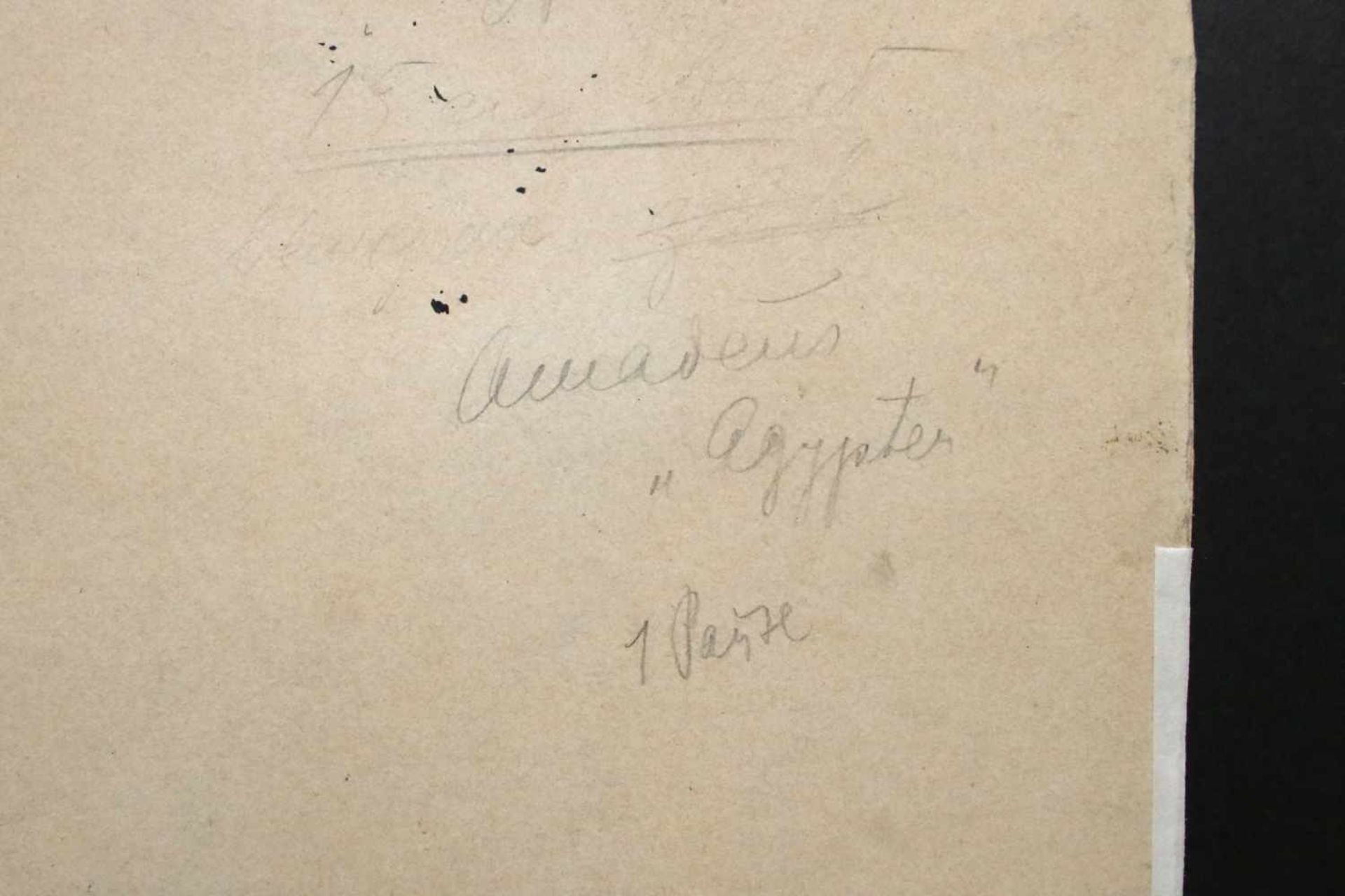 Amadeus ErhardEgypten1915Tusche auf Papier, signiert30 x 25 cm - Bild 4 aus 4