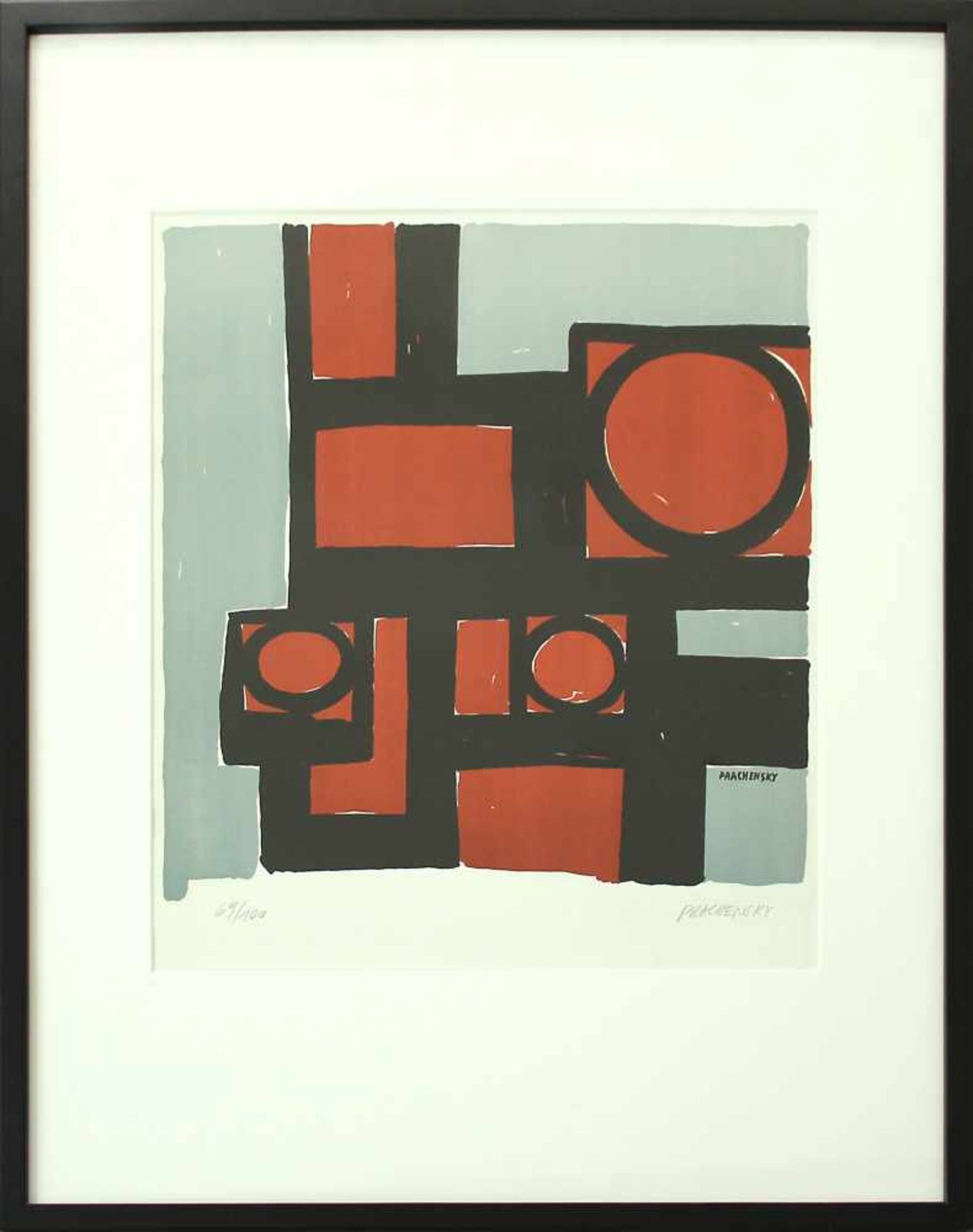 Prachensky Markus1932-2011Geometrische Komposition1950/60Farblithographie, handsigniert, Ed. 10075,5