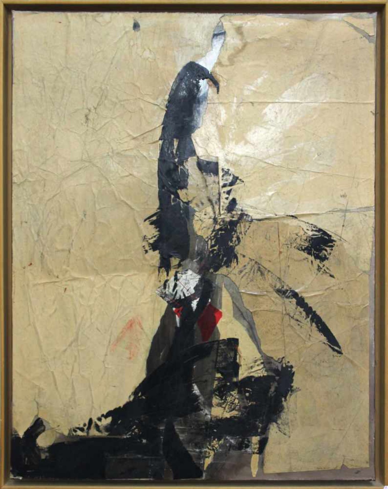 Mairinger Petergeb. 1950Woman1990Acryl und Collage auf Leinwand100 x 80 cm