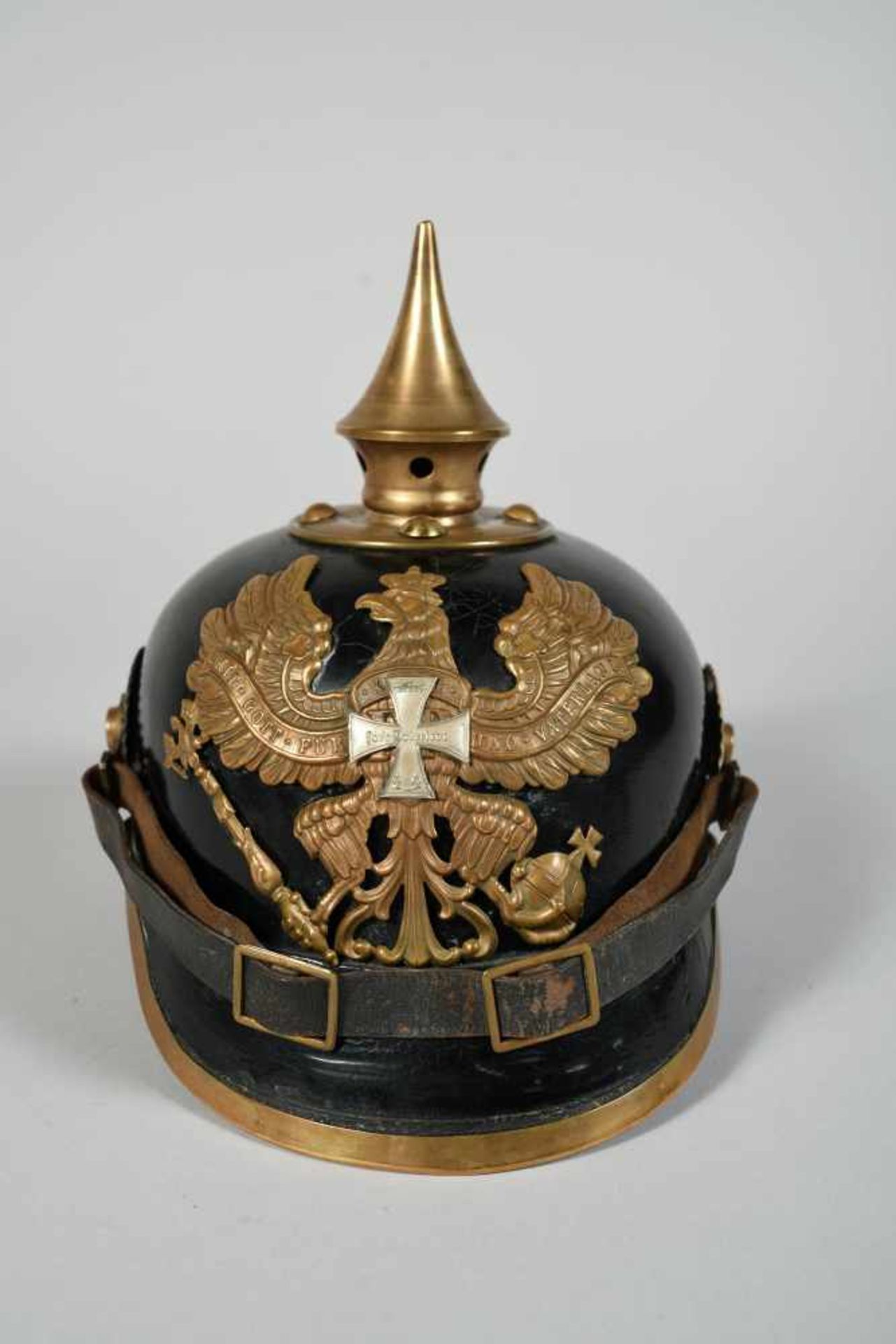 Casque à pointe troupe de réserve mod 95.Très belle bombe dans son vernis d’origine, rare et bonne