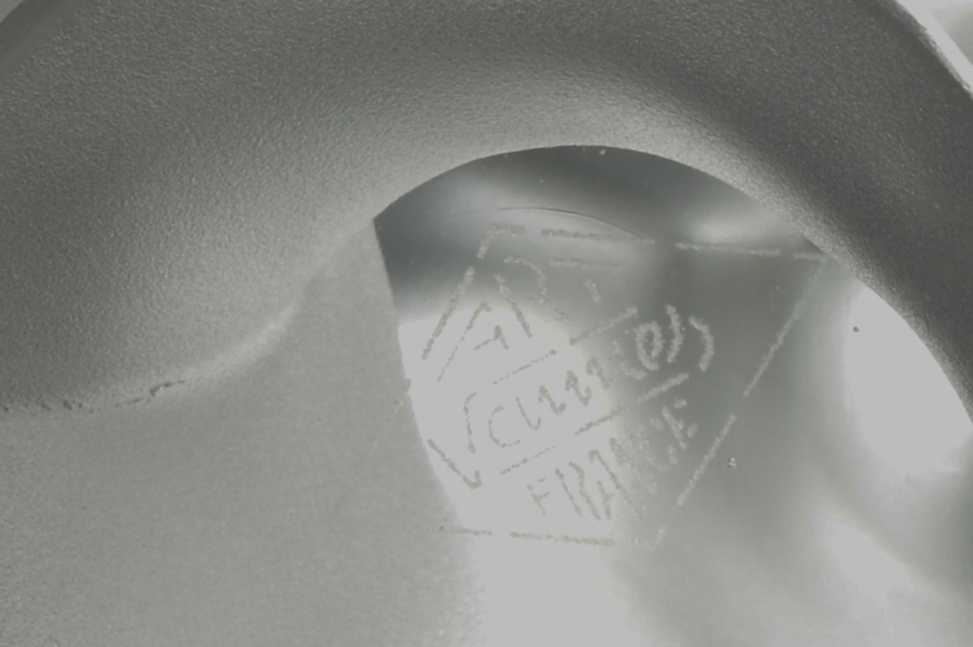 Glasfigur der Cristalleries de Vannes-le-Châtel et Vierzon, Frankreich, "Schwalbe", 20. Jhd. - Bild 2 aus 2