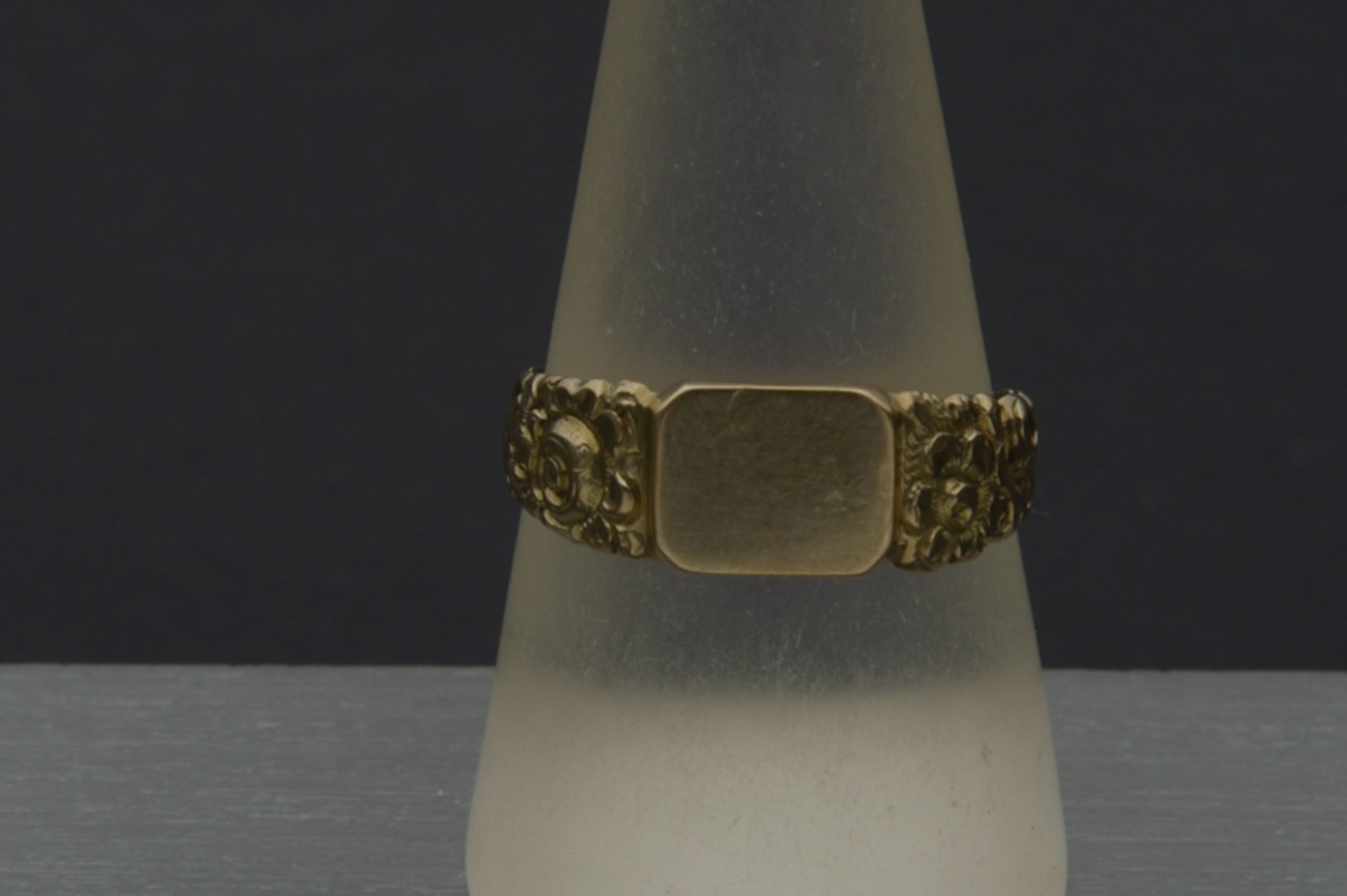 Bandring aus 585er Gelbgold, um 1900, Gewicht ca.: 3,5gr.gebrauchter Zustand, Ring - Durchmesser: