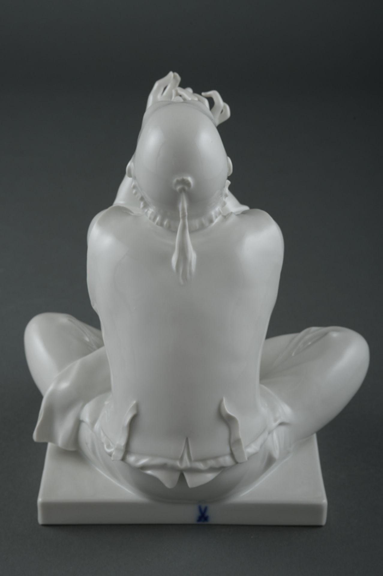 Alexander Struck (1902 - 1990) - Porzellanfigur der Manufaktur Meissen, "Schneider Wibbel", 20. - Bild 3 aus 4