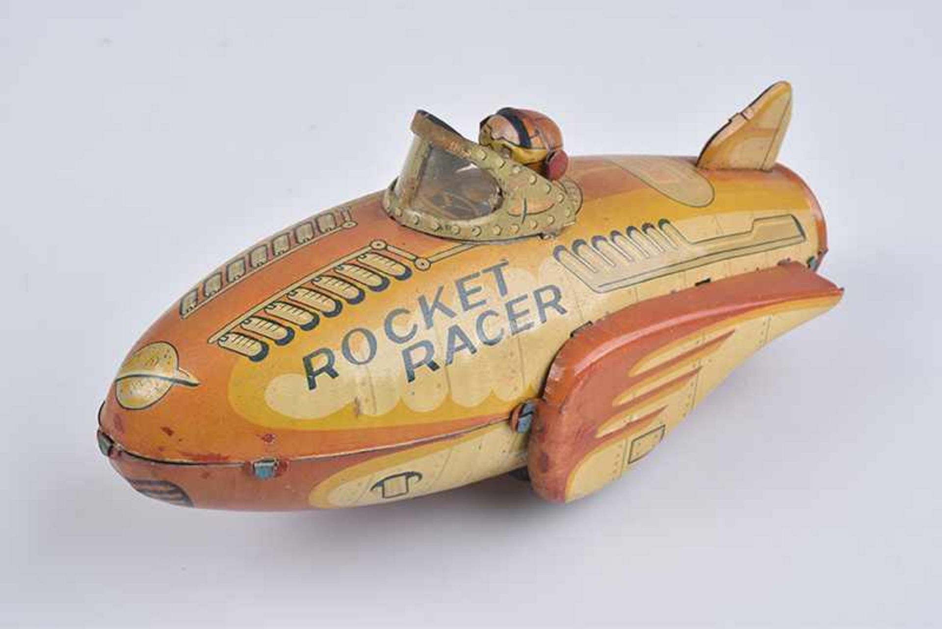 TM MODERN TOYS Rocket Racer 5, Made in Japan, Blech/ Kunststoff, lithographiert, L 16 cm,