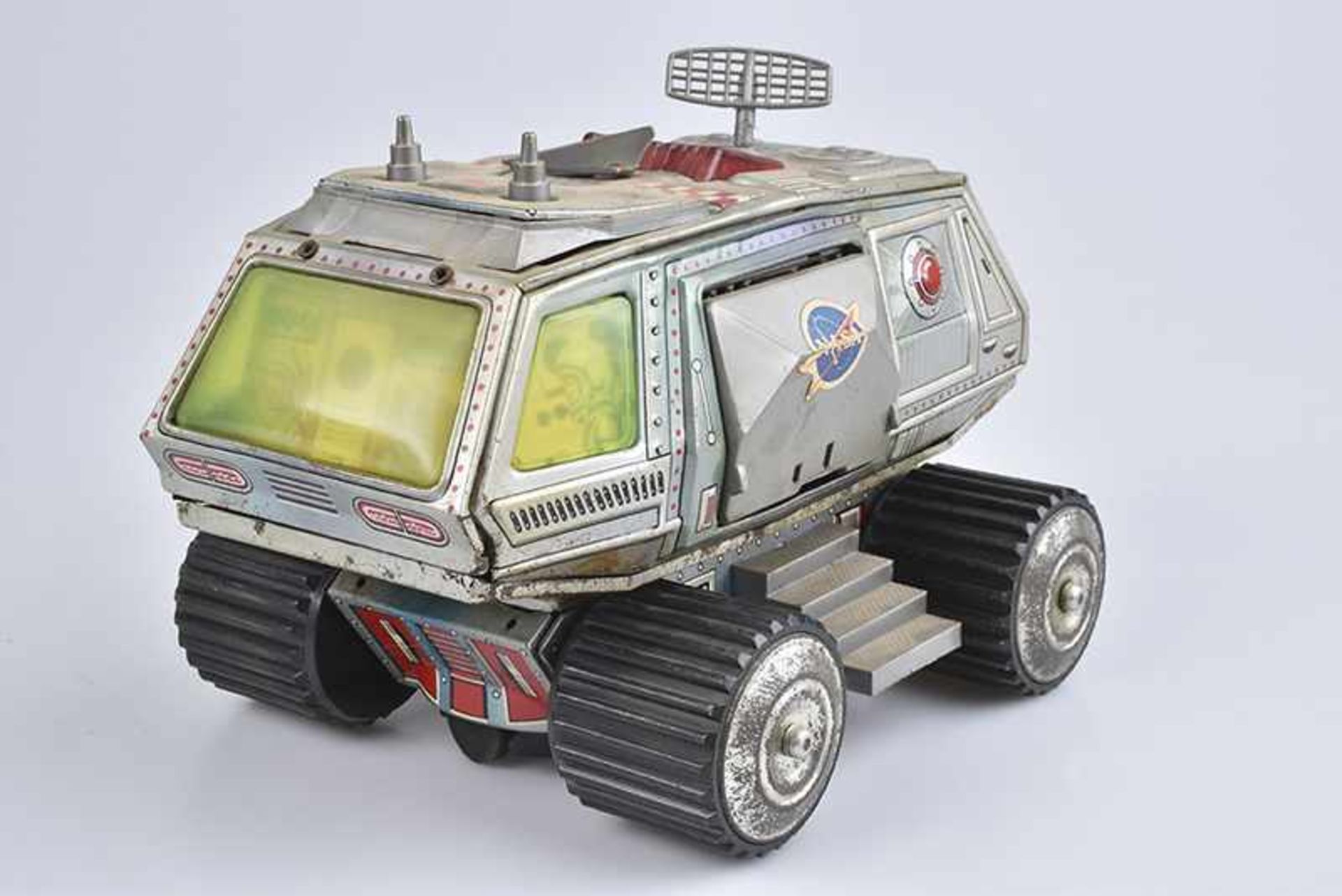 JUNIOR TOY Nasa Space Car, Made in Japan, Blech/ Kunststoff, lithographiert, L 21 cm, BA, mit