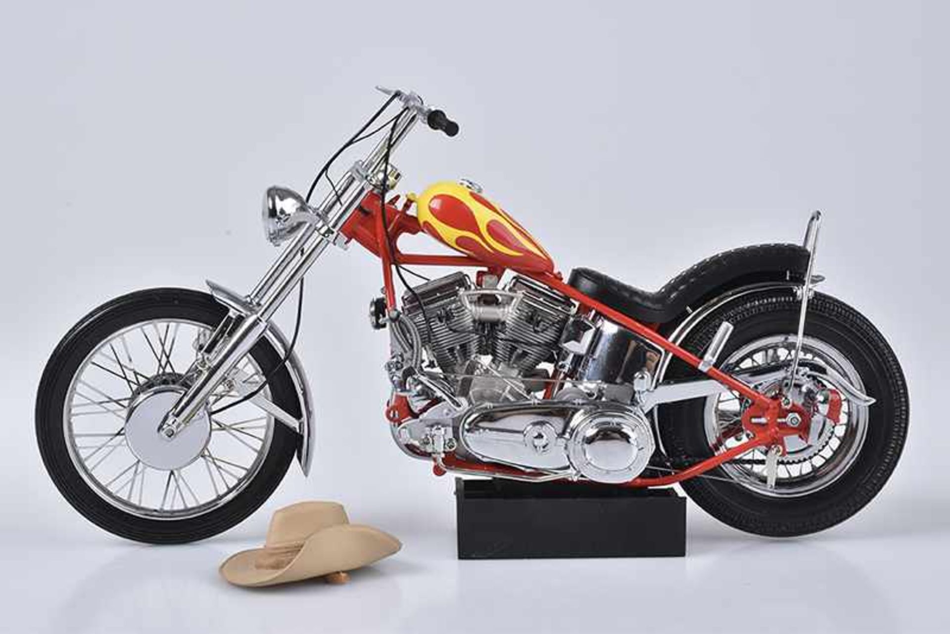 FRANKLIN MINT Harley Davidson, Billy Bike, Easy Rider, B11XN65, Metall, mit Kunststoffteilen, M 1: