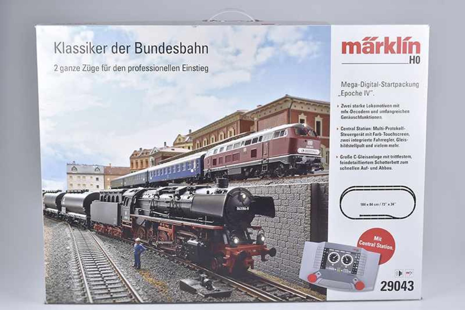 MÄRKLIN Digital-Startpackung "Epoche IV" 29043, H0, Komplette Digital-Eisenbahn: 2 komplette