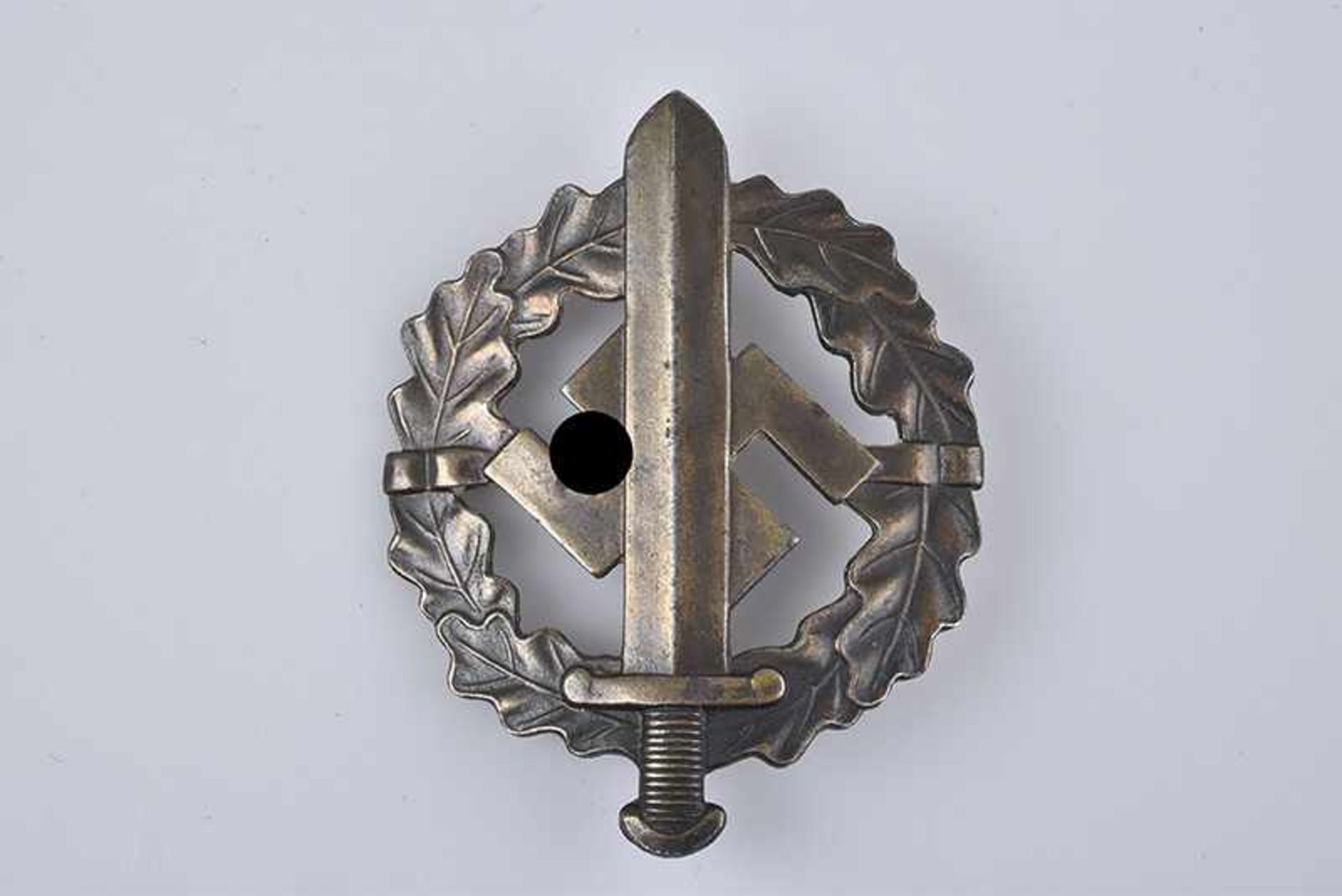 Orden, WK II, SA Wehrsportabzeichen in Bronze, mit Herst. W. Redo, Saarlautern, Eigentum der