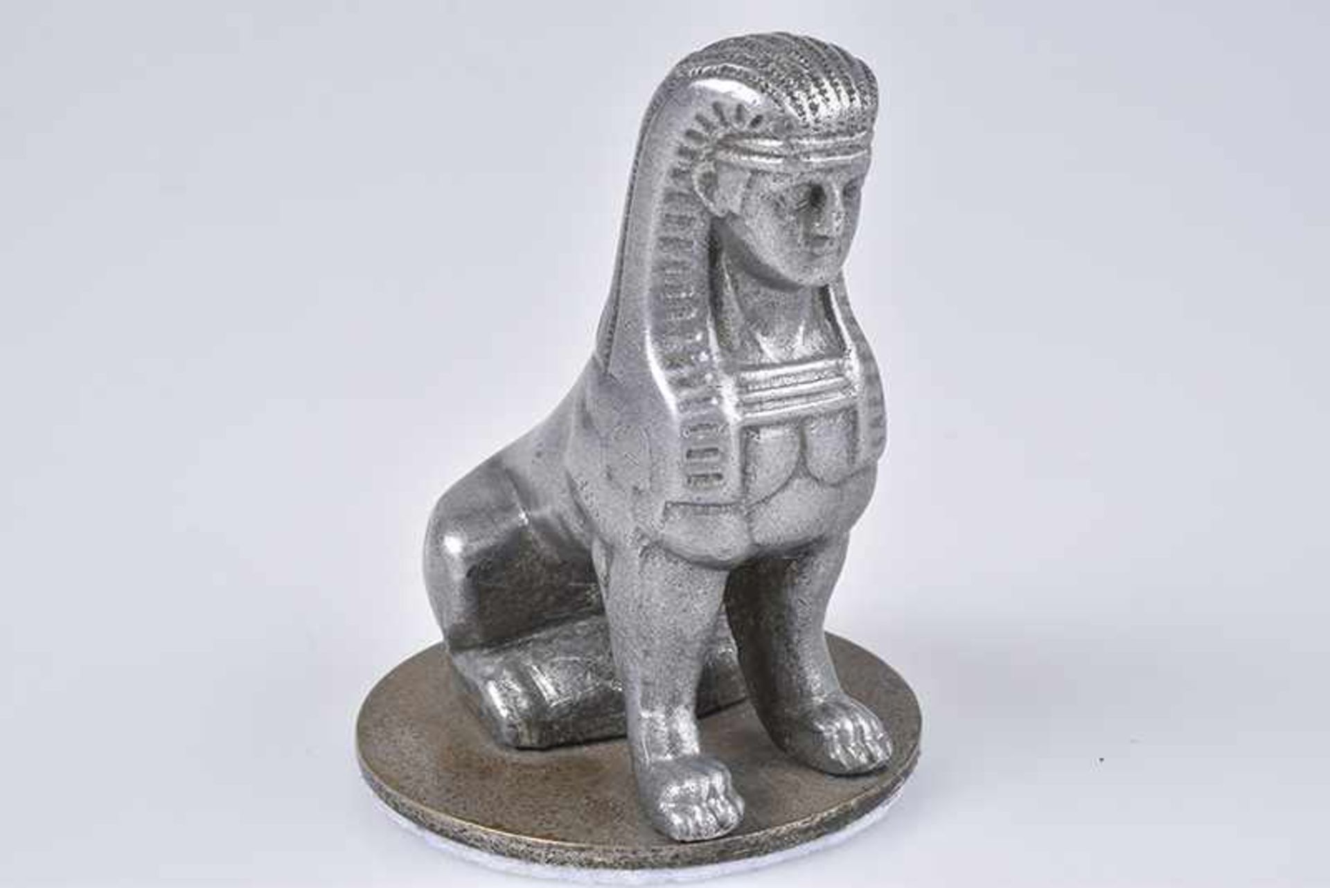 Emblem/ Kühlerfigur/ Car Mascot Armstrong Siddeley Sphinx, Metall, verchromt, H 9 cm, Z 2