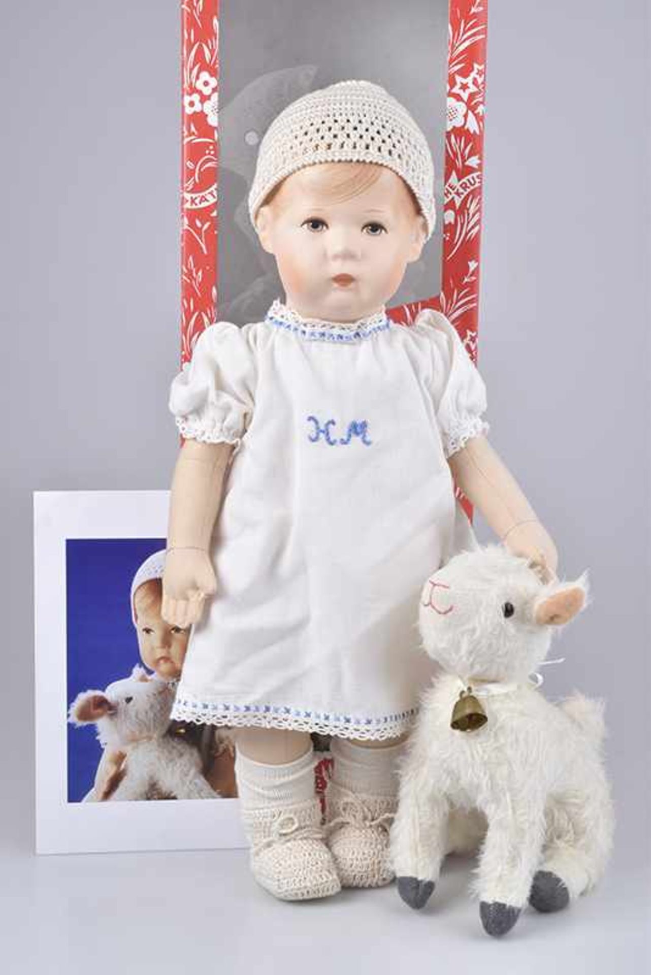 KÄTHE KRUSE Puppe "Hemdenmatz", Typ 43 H, limitierte Auflage von 2000 (258/500), mit Zertifikat,