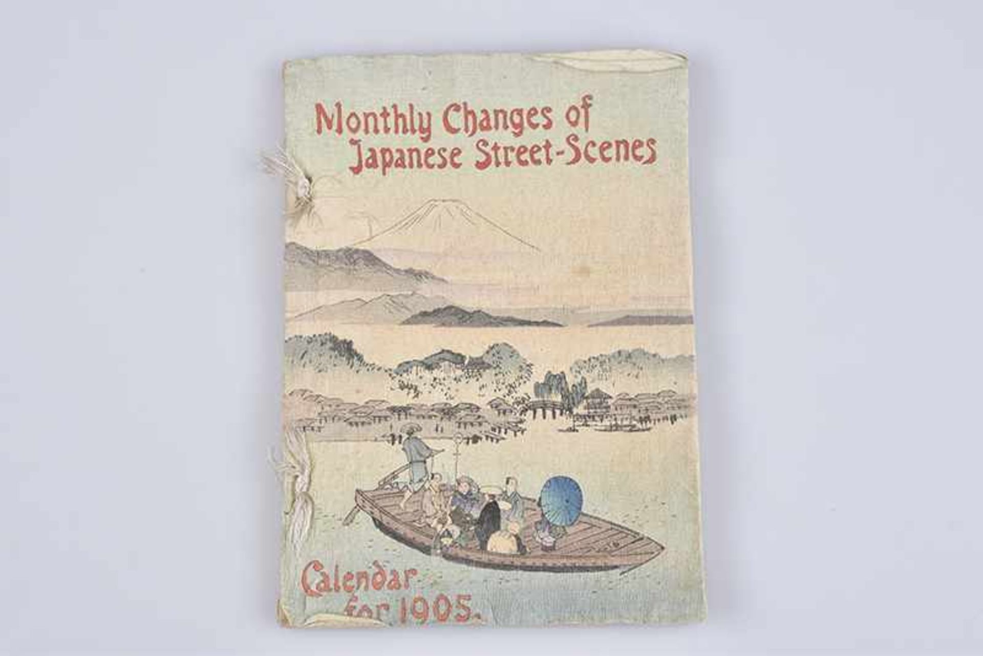 Calendar for 1905 - Monthly Changes of Japanese Street-Scenes, Monatliche Änderungen japanischer