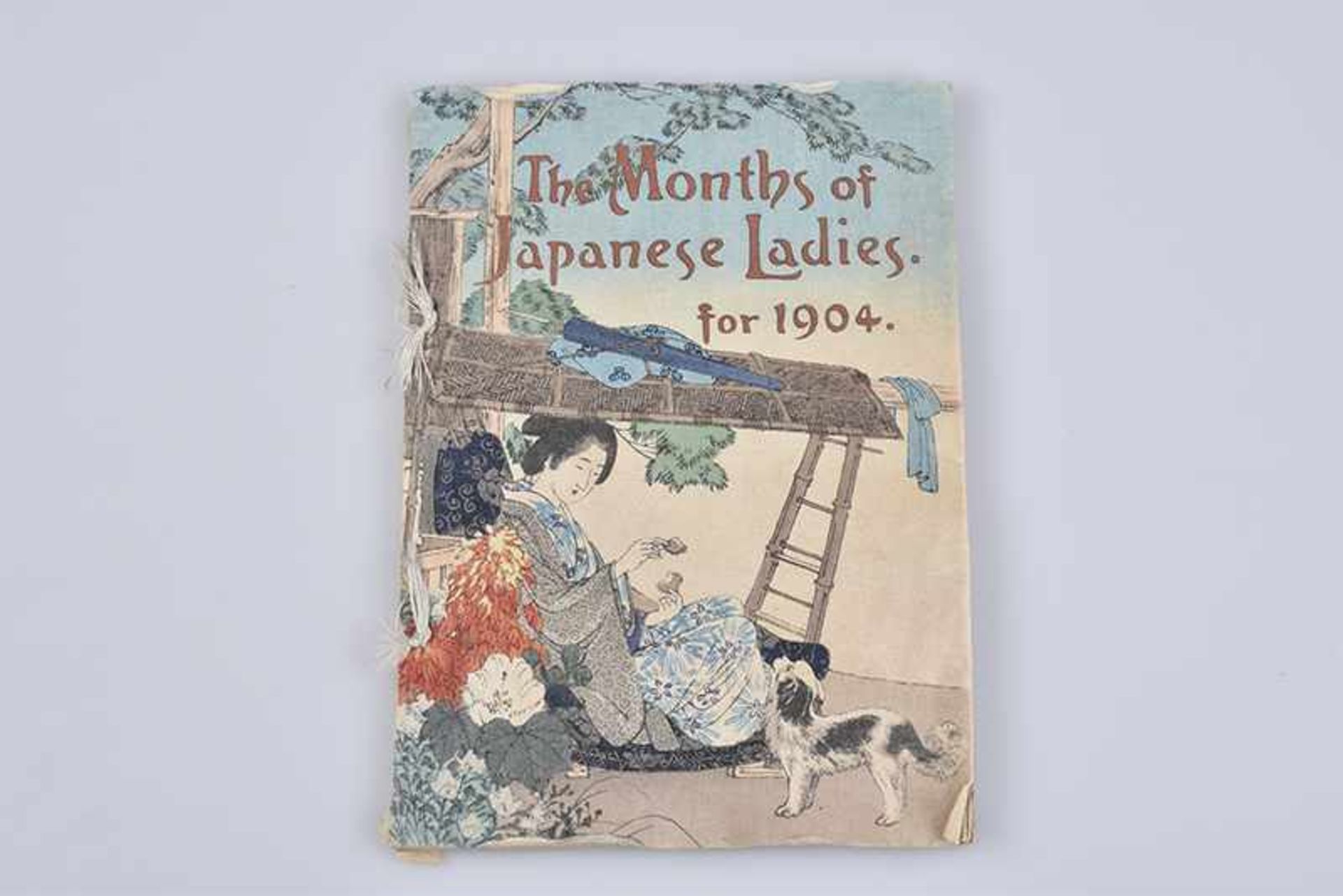 Calendar for 1904 - The Month of Japanese Ladies, "Die Monate der japanischen Damen für 1904",