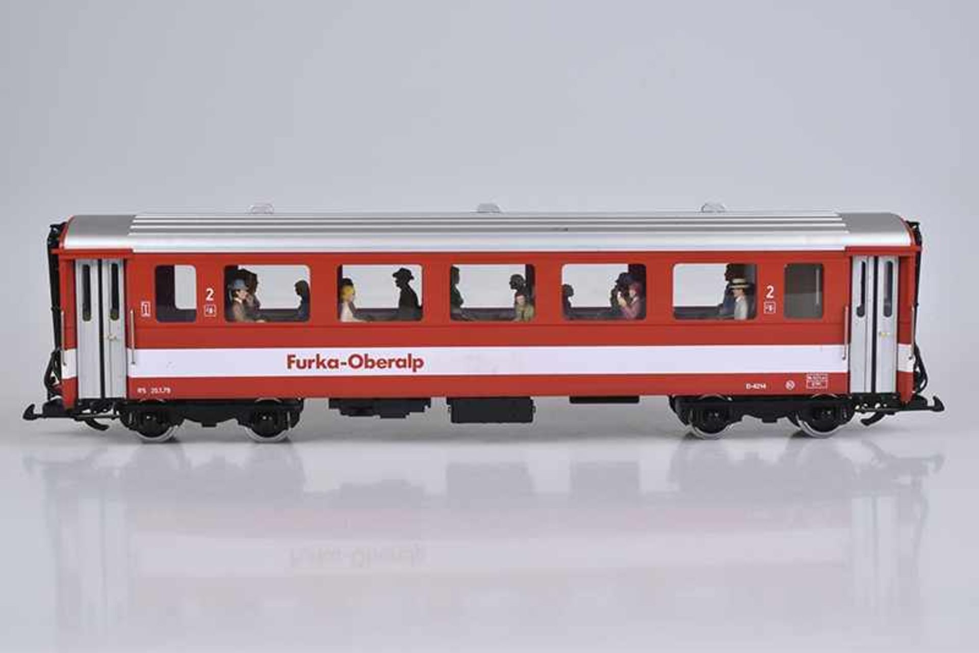 LGB Personenwagen 3267, Spur G/ IIm, Reisewagen der Furka-Oberalp, 2.Kl., Glacier-Express,