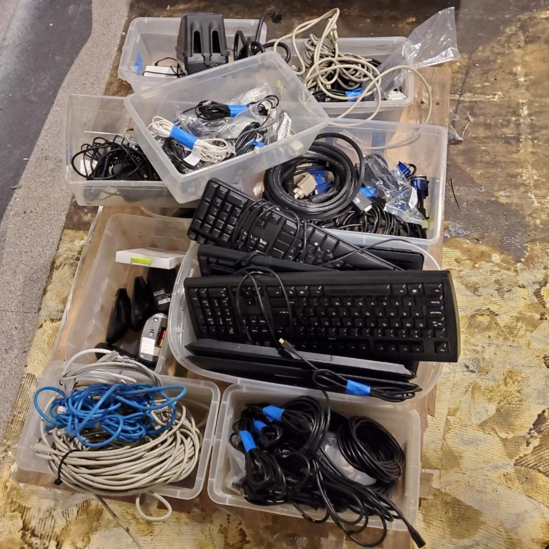 Miscellaneous Cables, Keyboards. Used, shows commercial use. See pictures. - Image 3 of 3