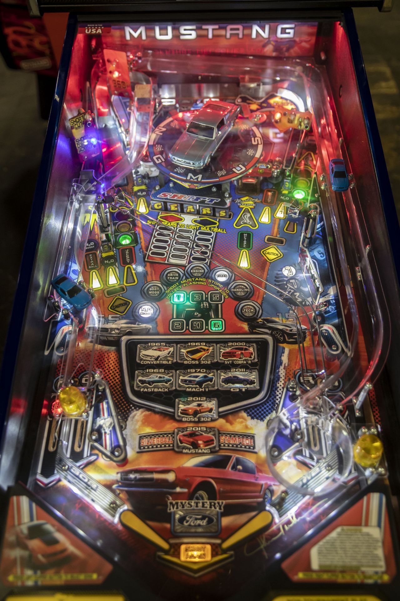 Limited Edition #12 Stern Mustang Pinball - Functional. Used, shows commercial use. See pictures. - Image 4 of 4