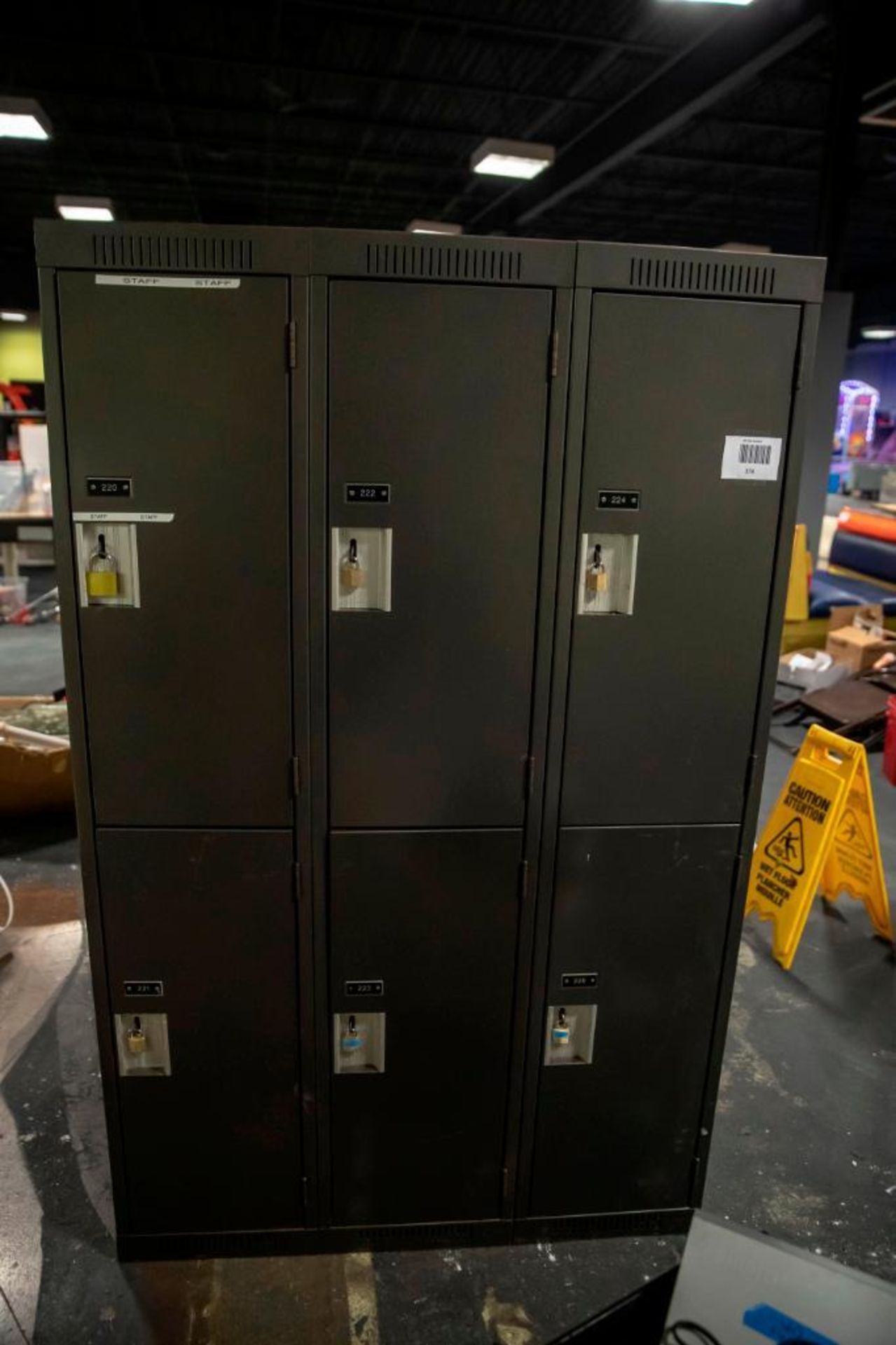 Lockers. Used, shows commercial use. See pictures.