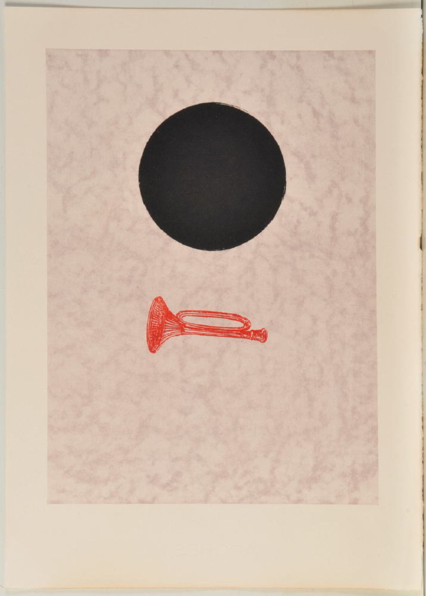 Ernst, Max, 1891 Brühl - 1976 ParisFarblithographie, Blatt 38 x 28 cm, " Motiv aus 'La Ballade du
