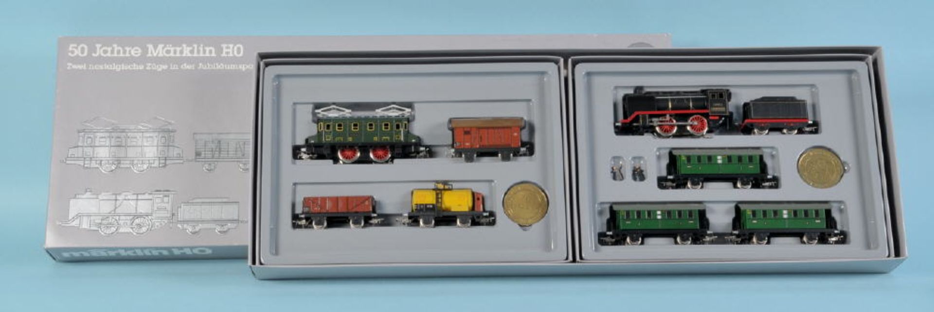 Märklin - Doppel-Zugpackung "50 Jahre Märklin H0", Nr. 0050Spur H0, OVP