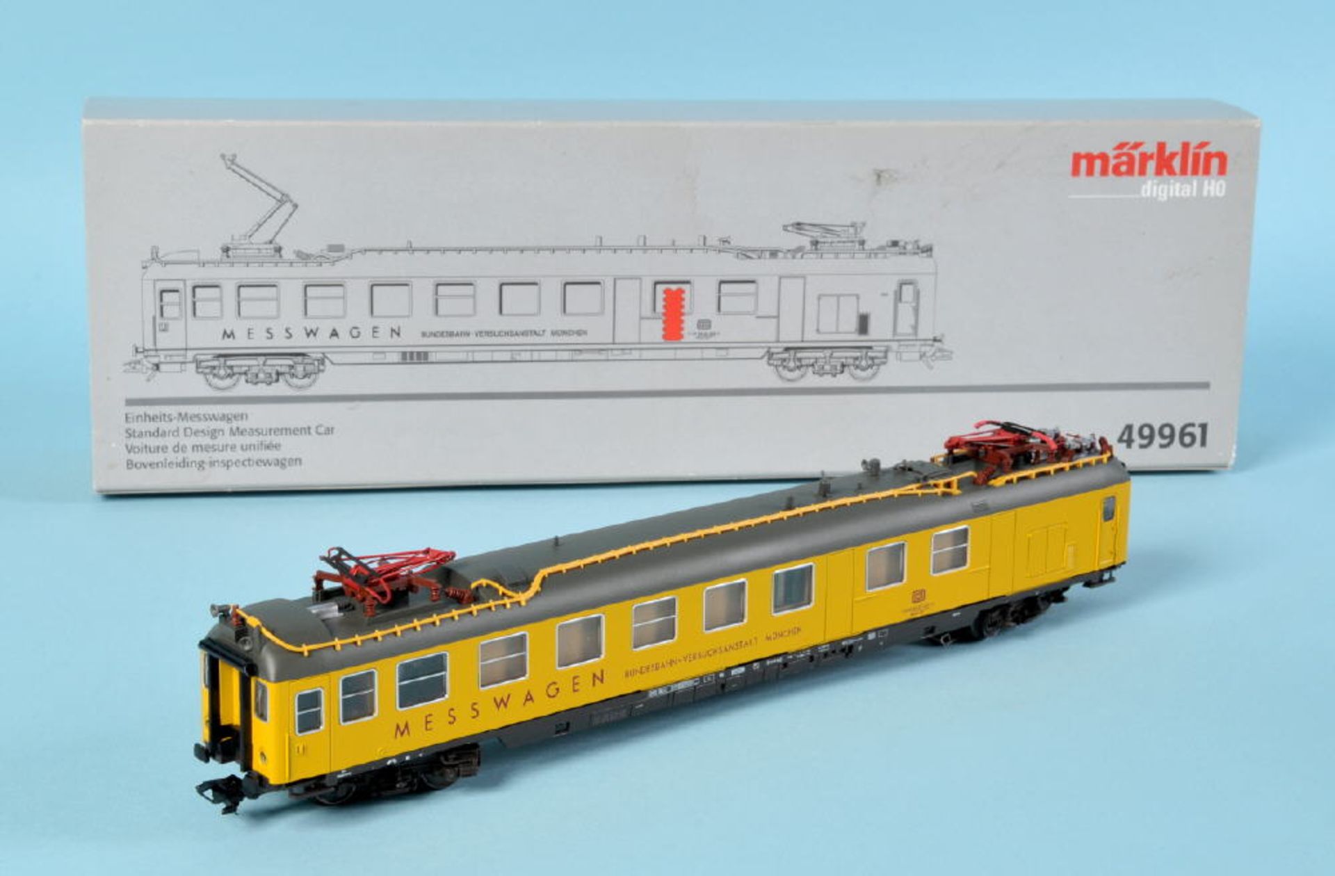Märklin - Einheits-Messewagen "Bundesbahn-Versuchsanstalt"Nr. 49961, Spur H0, OVP