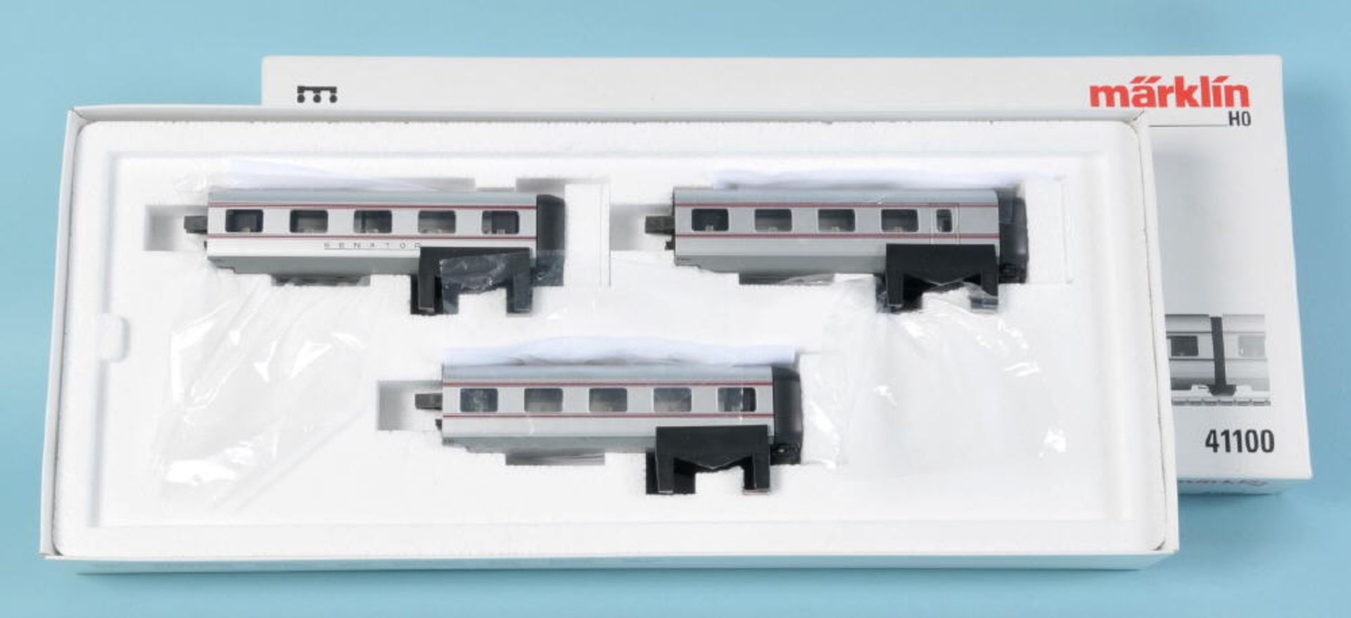 Märklin - Ergänzungswagen-Set zum Tagesgliederzug "Senator"Nr. 41100, Spur H0, OVP