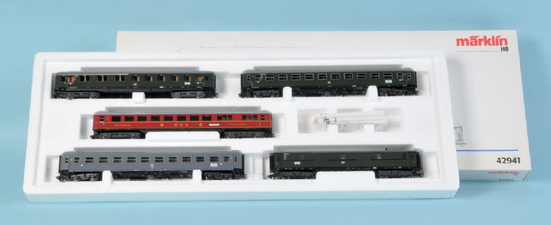 Märklin - Personenwagen-Set "Riviera Express", Nr. 42941Spur H0, OVP