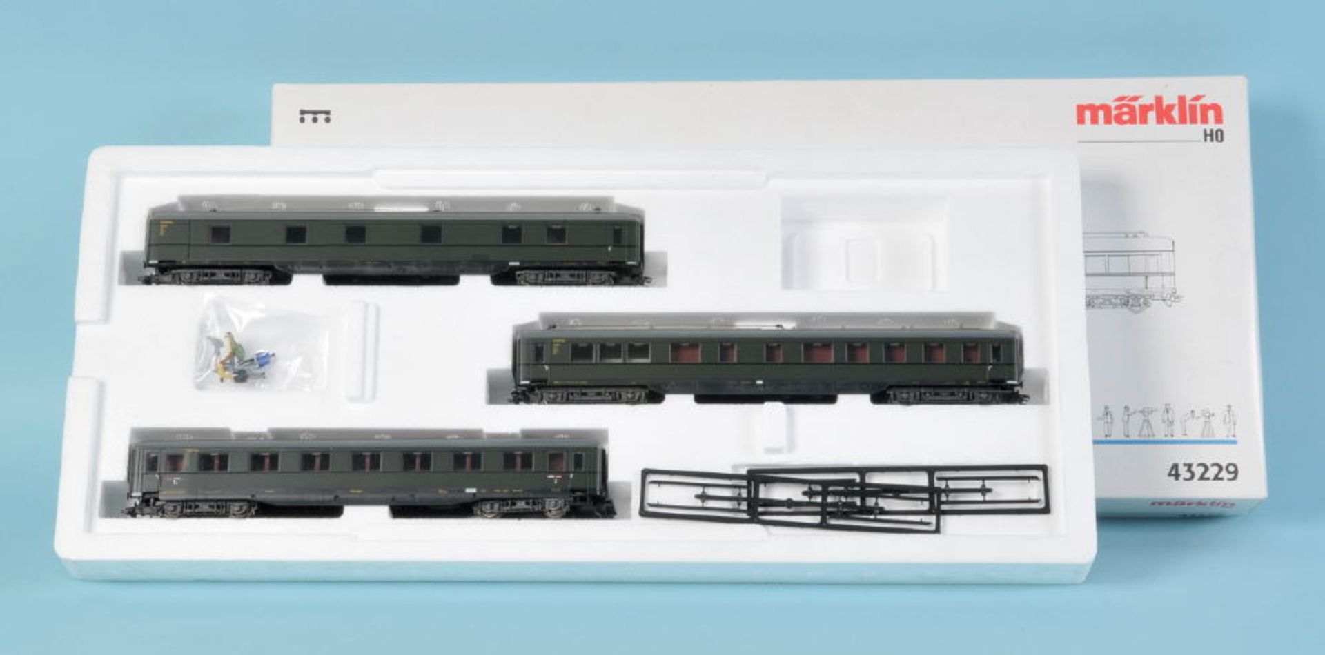 Märklin - Personenwagen-Set "50 Jahre Parlamentarischer...""... Rat der BRD", Nr. 43229, Spur H0,