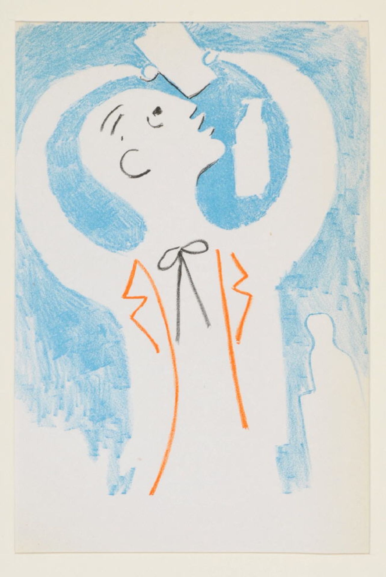 Cocteau, Jean , 1889 Maisons-Laffitte - 1963 Milly-la-ForêtFarblithographie, 22 x 14,5 cm, " Le